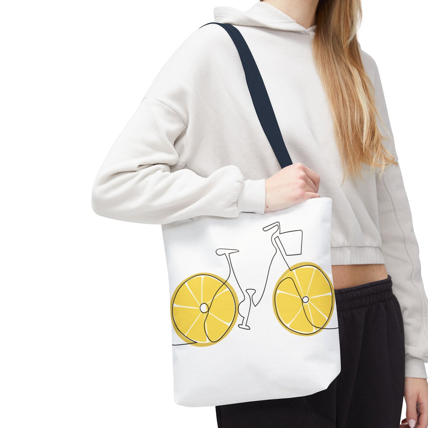 Choose Plants Always Tote Bag — Lemon Bike Floral Eco-Friendly Shopper