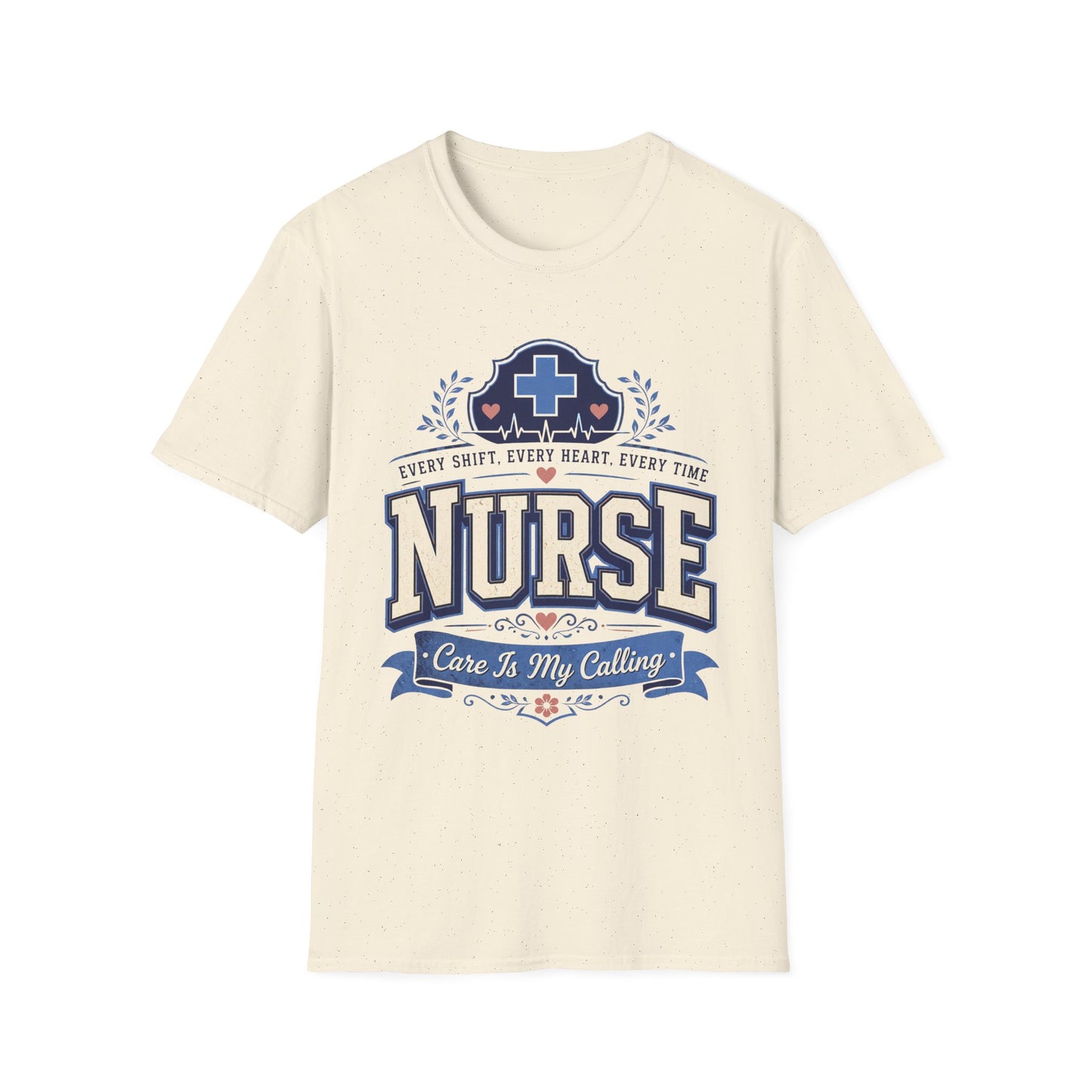 Nurse T-Shirt – "Care Is My Calling" Graphic Tee for Nurses, Nursing Gifts & Appreciation
