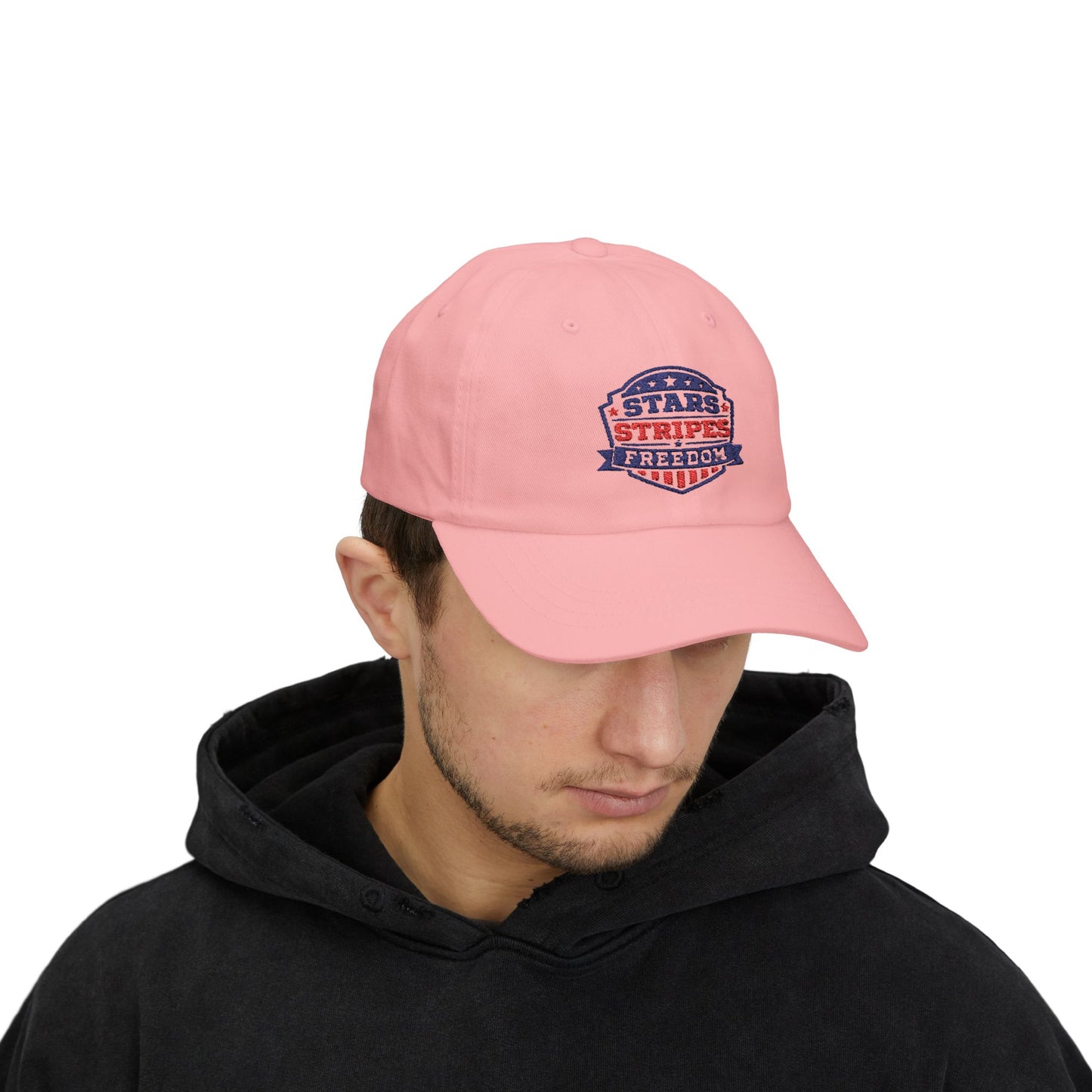 Dad Cap — Stars Stripes Freedom Embroidered Patriotic Hat