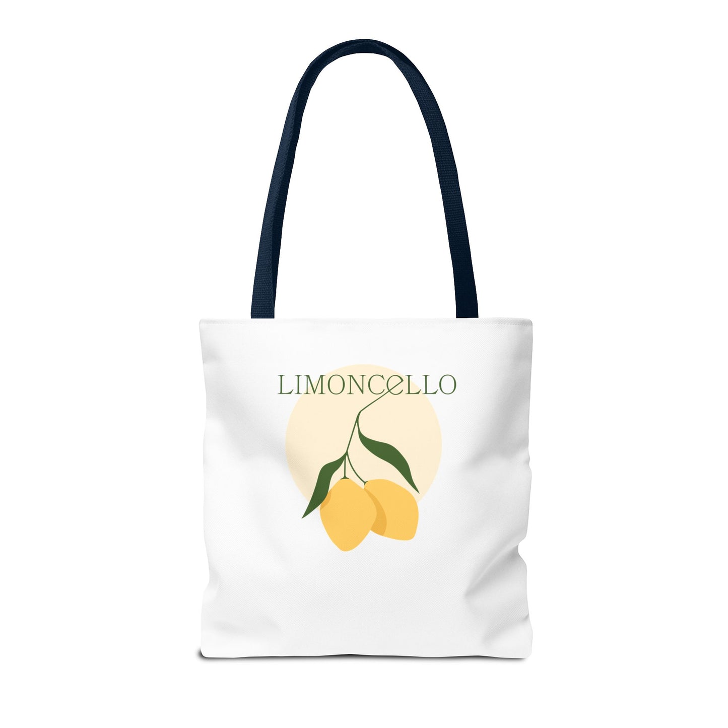 Tote Bag — Cute Vegan Avocado & Limoncello Lemon Print Eco Tote