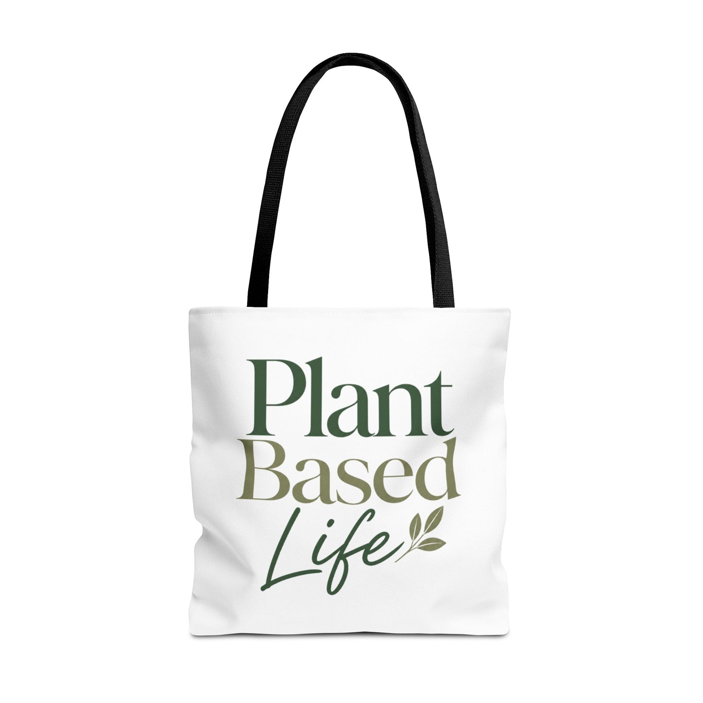 Plant-Based Tote Bag – "Plant Based Life" / "Eat Plants Daily" Eco-Friendly Canvas Tote