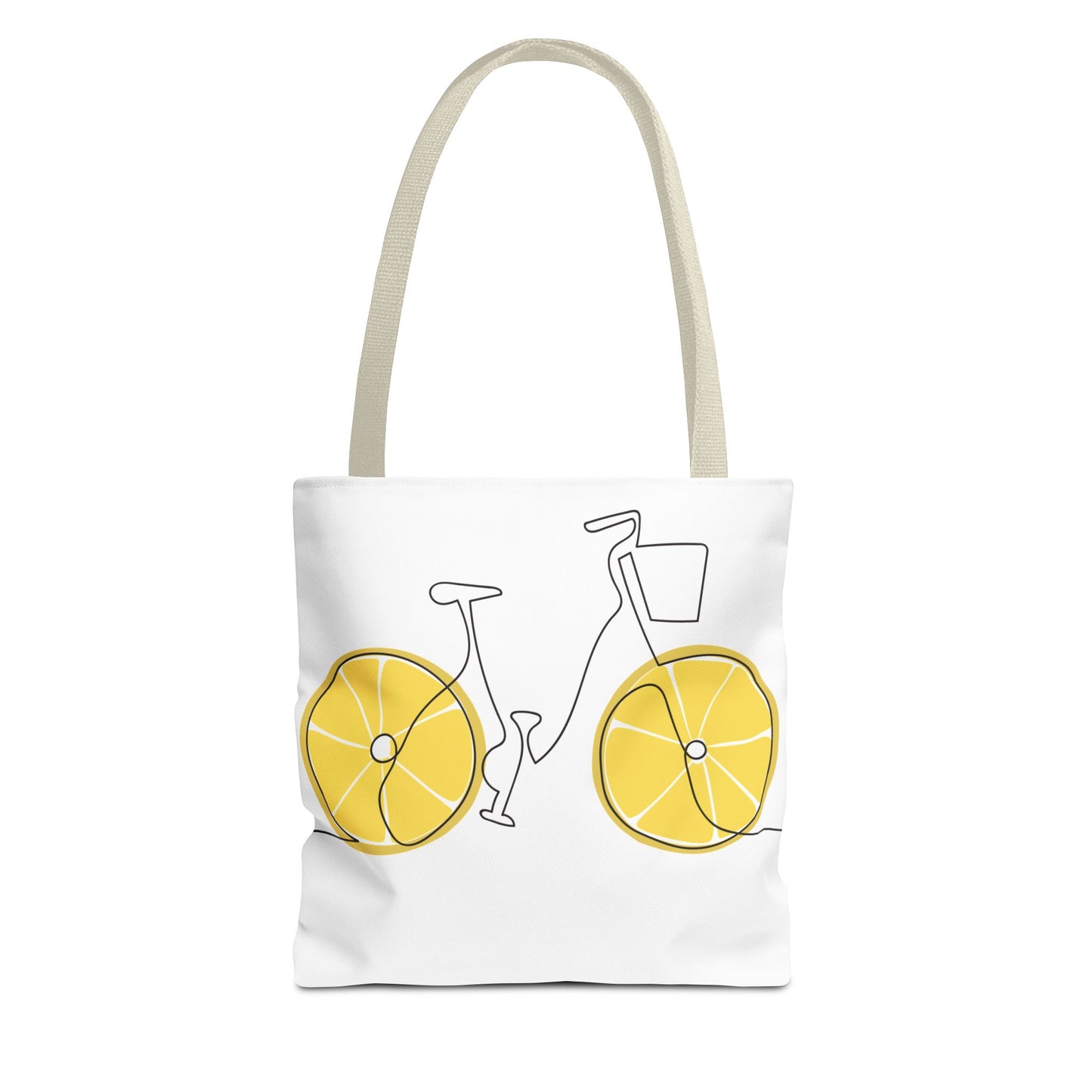 Choose Plants Always Tote Bag — Lemon Bike Floral Eco-Friendly Shopper