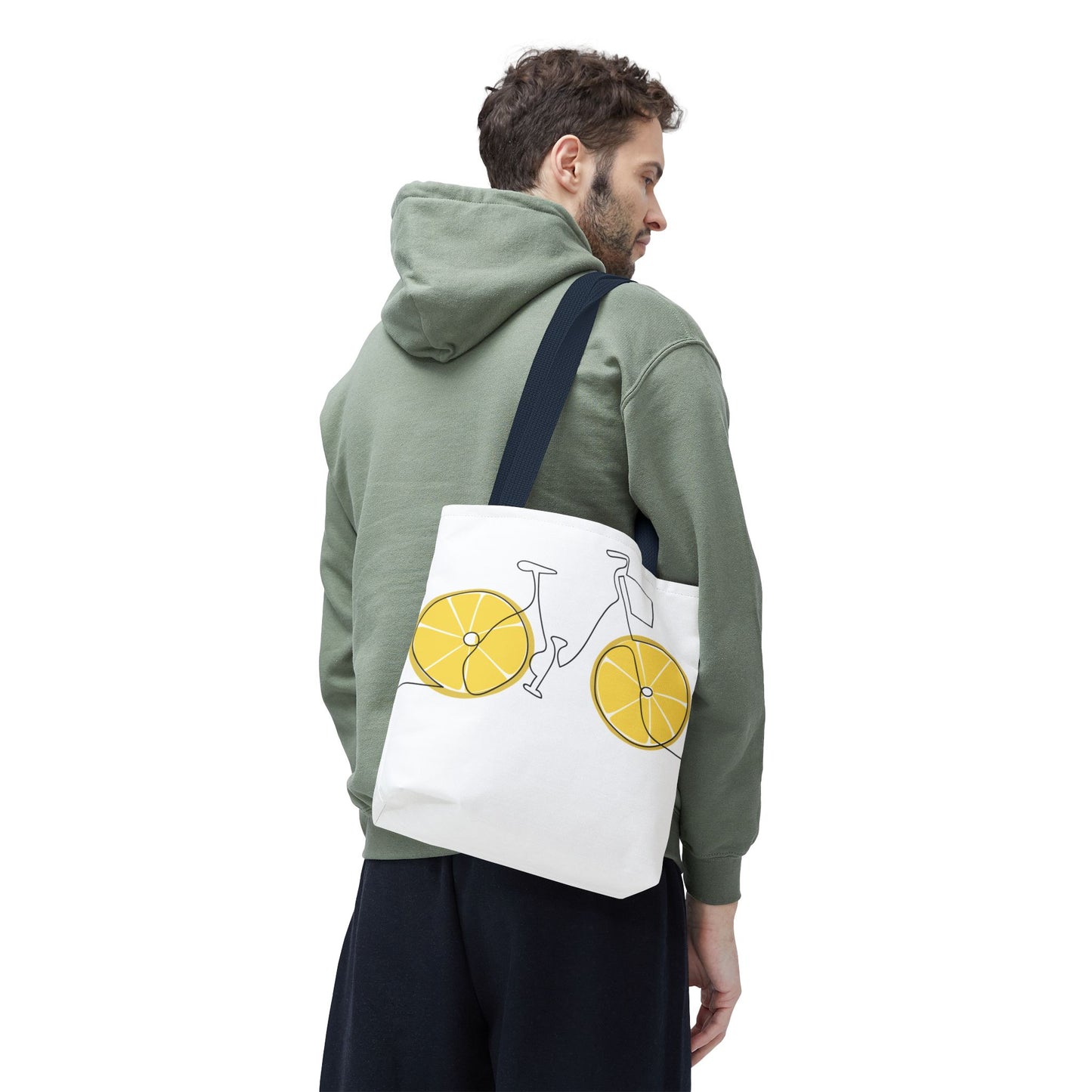 Choose Plants Always Tote Bag — Lemon Bike Floral Eco-Friendly Shopper
