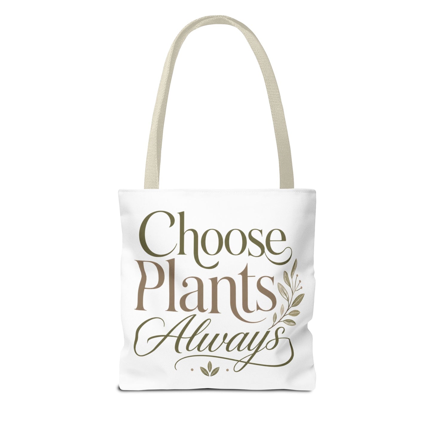 Choose Plants Always Tote Bag — Lemon Bike Floral Eco-Friendly Shopper