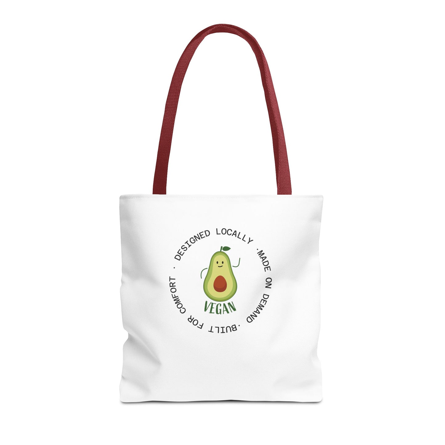 Tote Bag — Cute Vegan Avocado & Limoncello Lemon Print Eco Tote