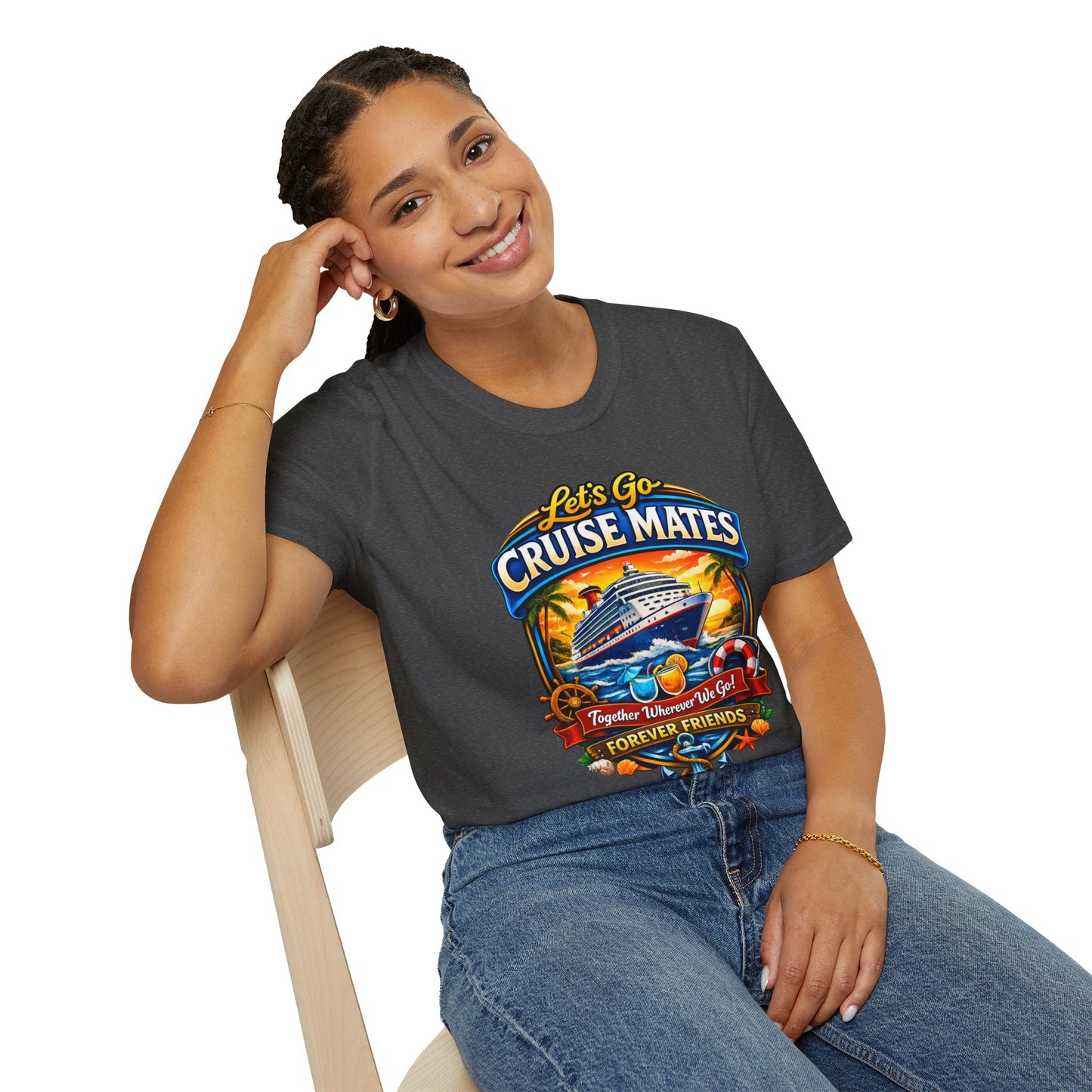Let's Go Cruise Mates T-Shirt — Forever Friends Cruise Vacation Tee