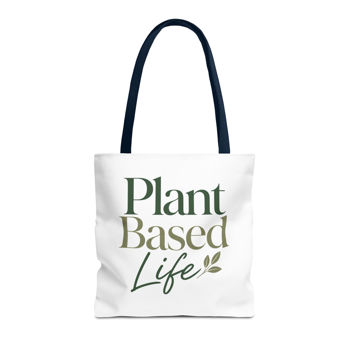 Plant-Based Tote Bag – "Plant Based Life" / "Eat Plants Daily" Eco-Friendly Canvas Tote