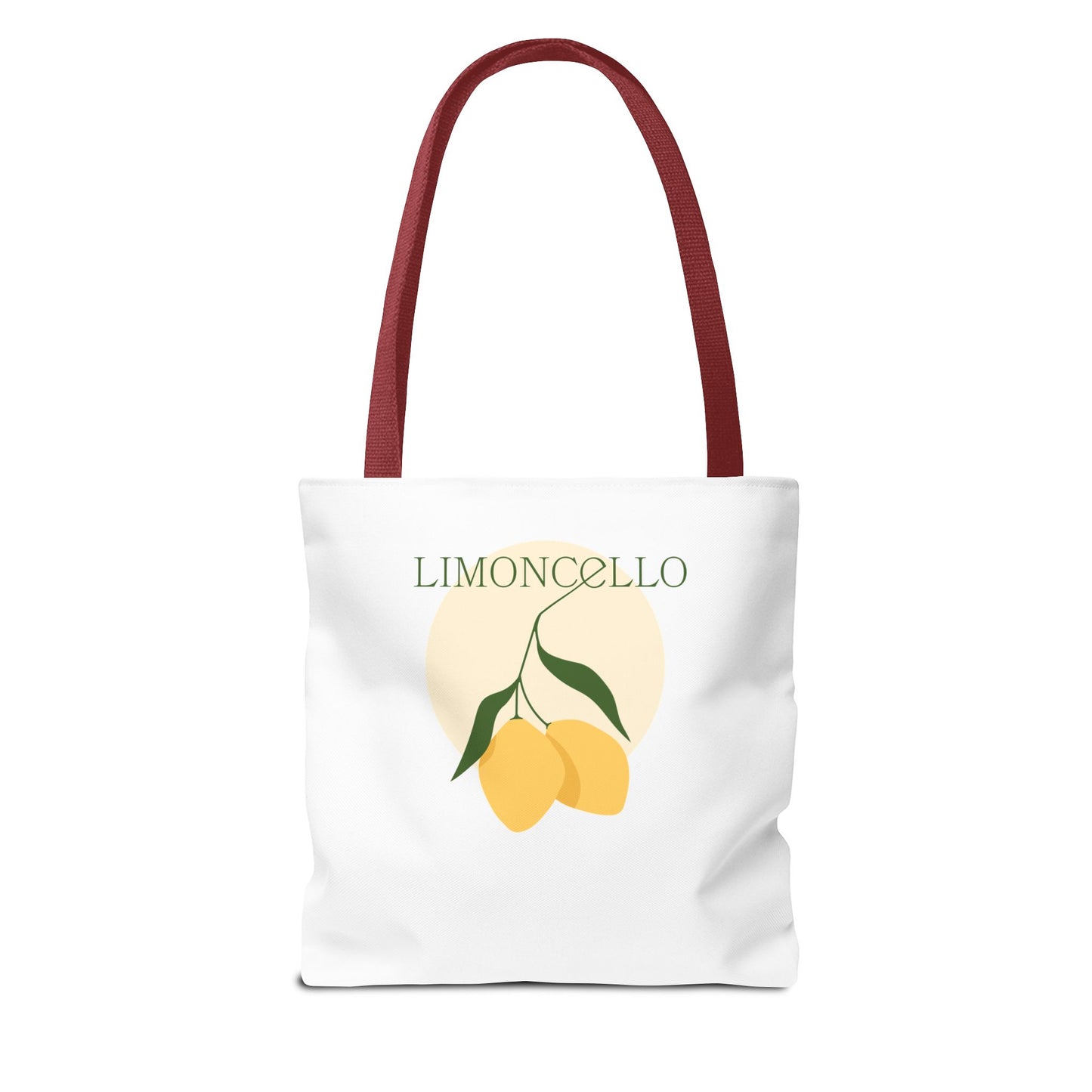 Tote Bag — Cute Vegan Avocado & Limoncello Lemon Print Eco Tote