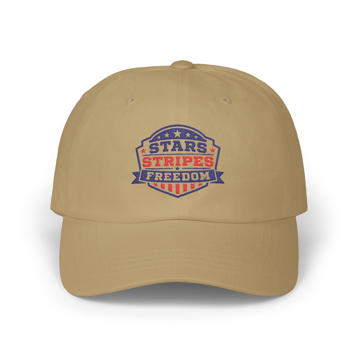 Dad Cap — Stars Stripes Freedom Embroidered Patriotic Hat