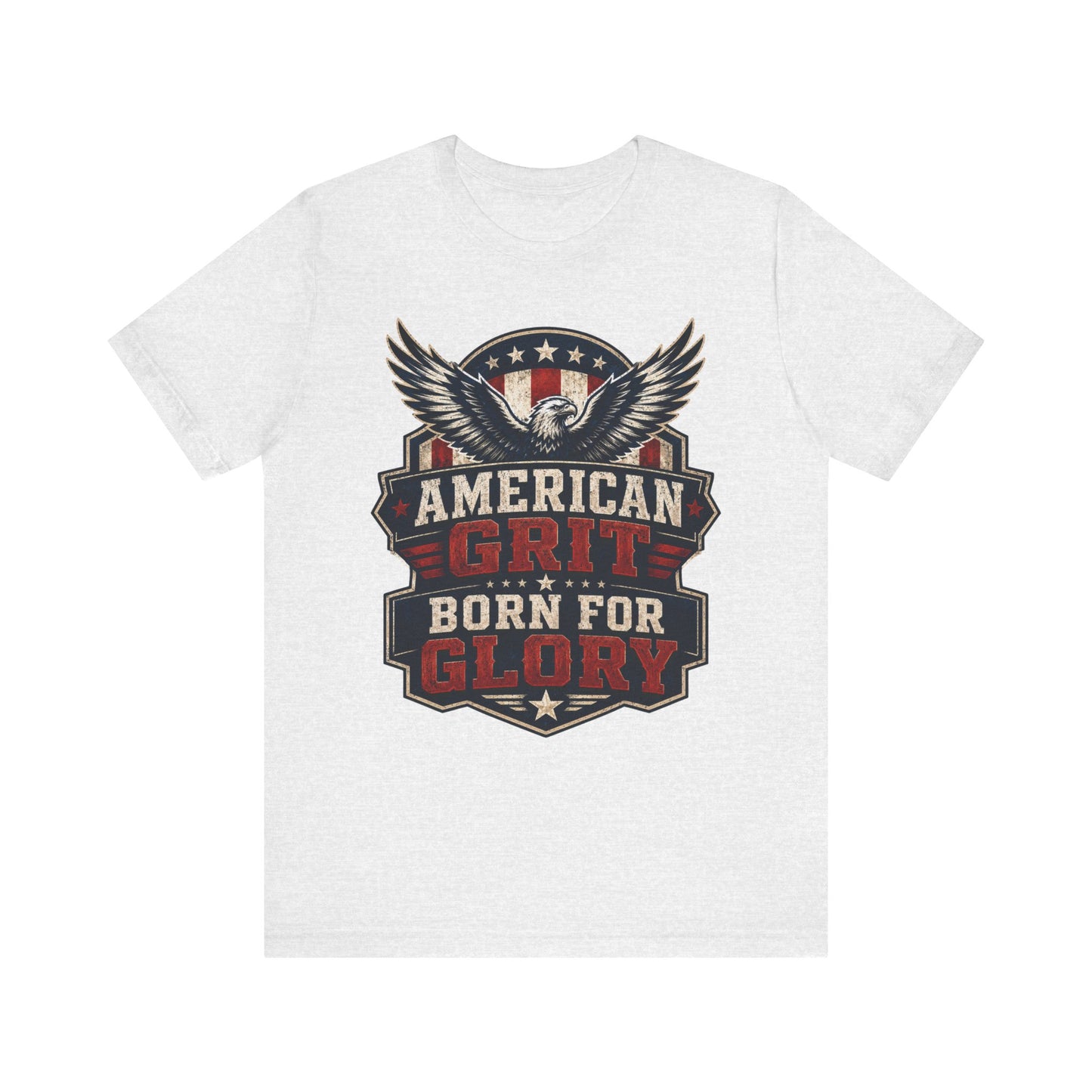 American Grit Tee — "Born for Glory" Patriotic Eagle T-Shirt