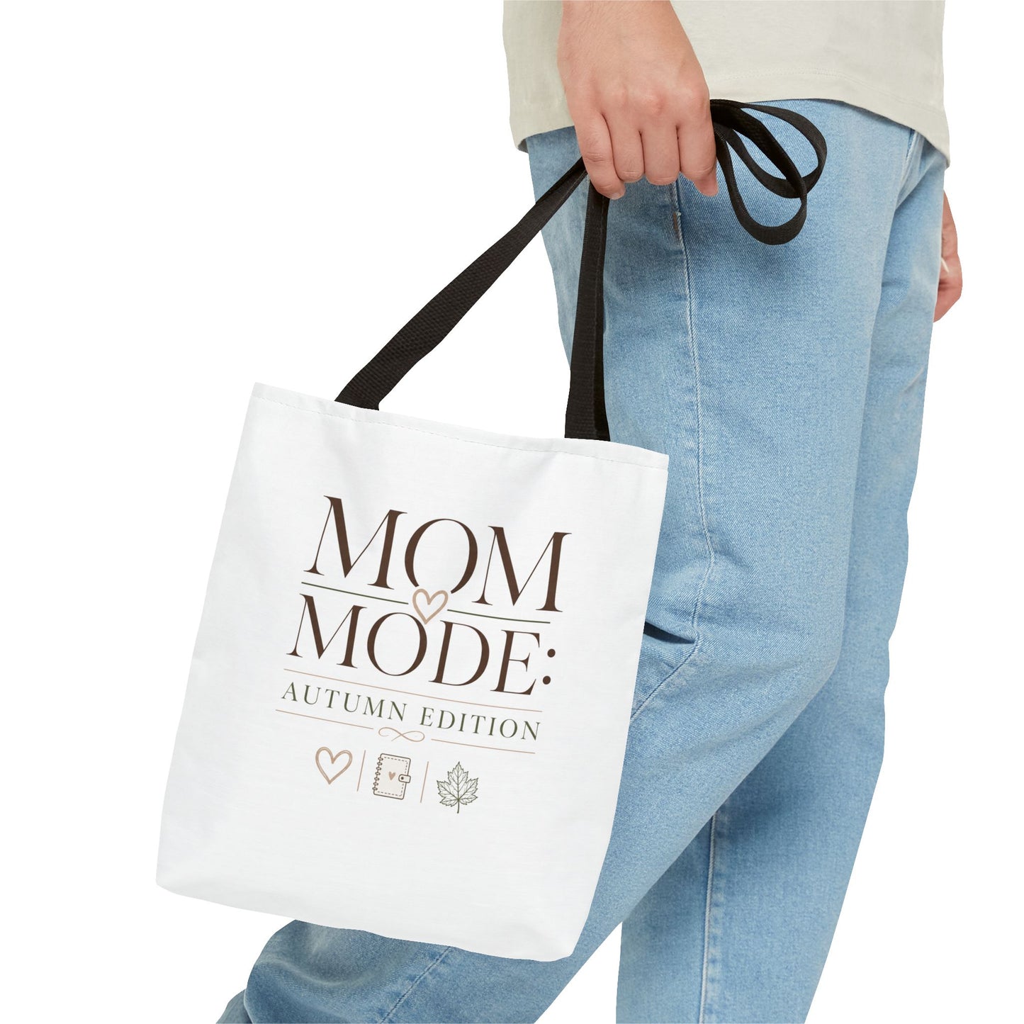 Tote Bag - "Mom Mode: Autumn Edition" & Lemon Wheel Bicycle Graphic Tote
