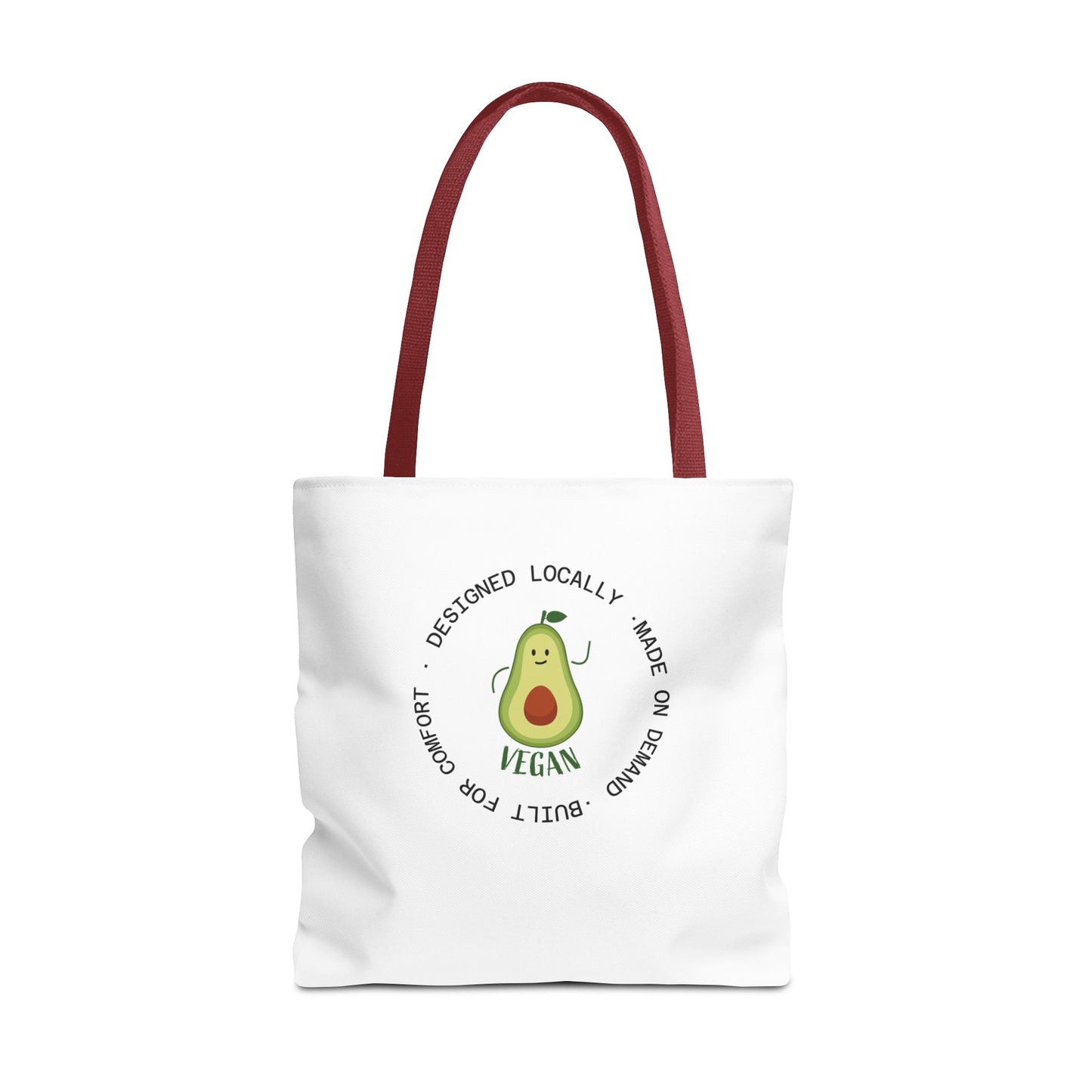 Tote Bag — Cute Vegan Avocado & Limoncello Lemon Print Eco Tote