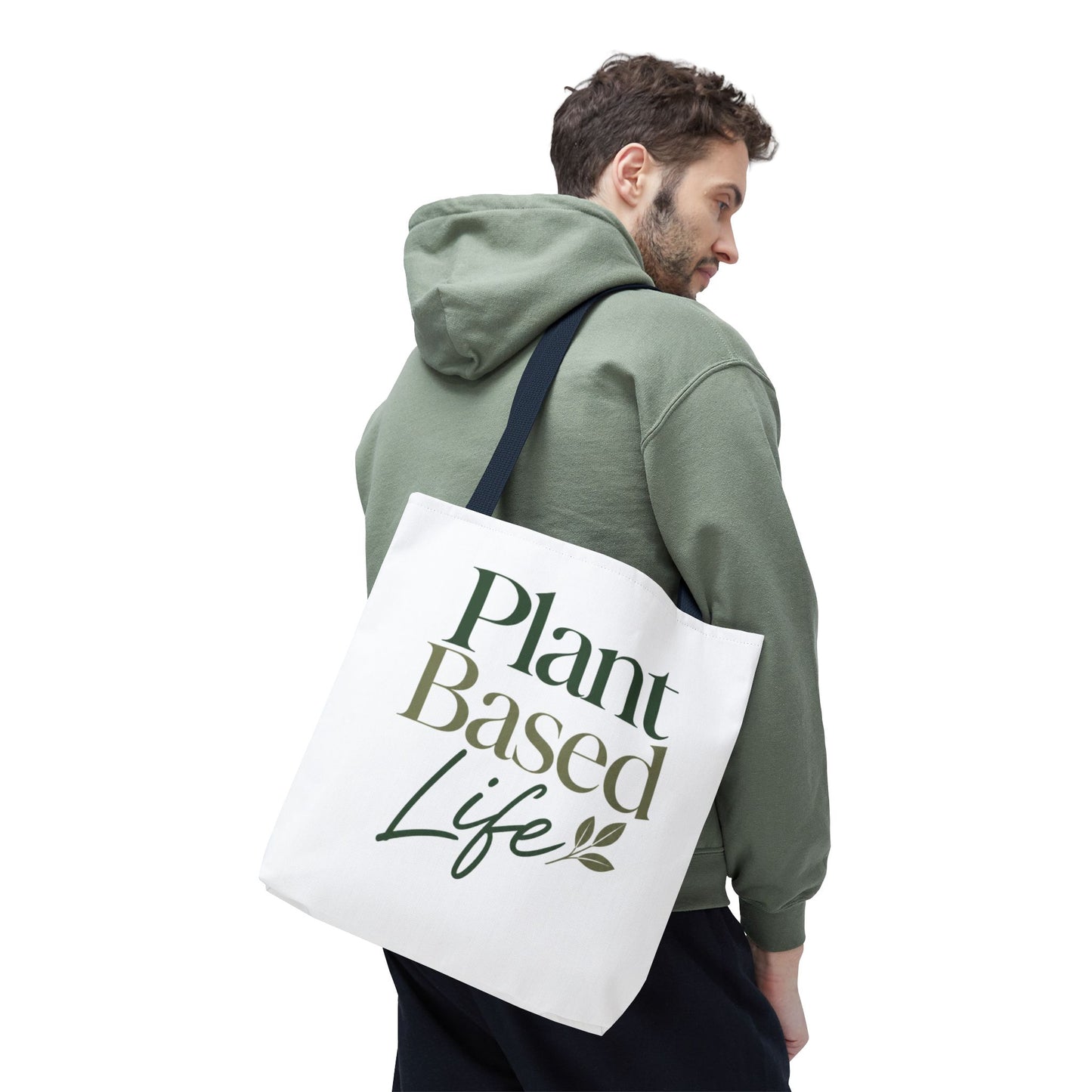 Plant-Based Tote Bag – "Plant Based Life" / "Eat Plants Daily" Eco-Friendly Canvas Tote