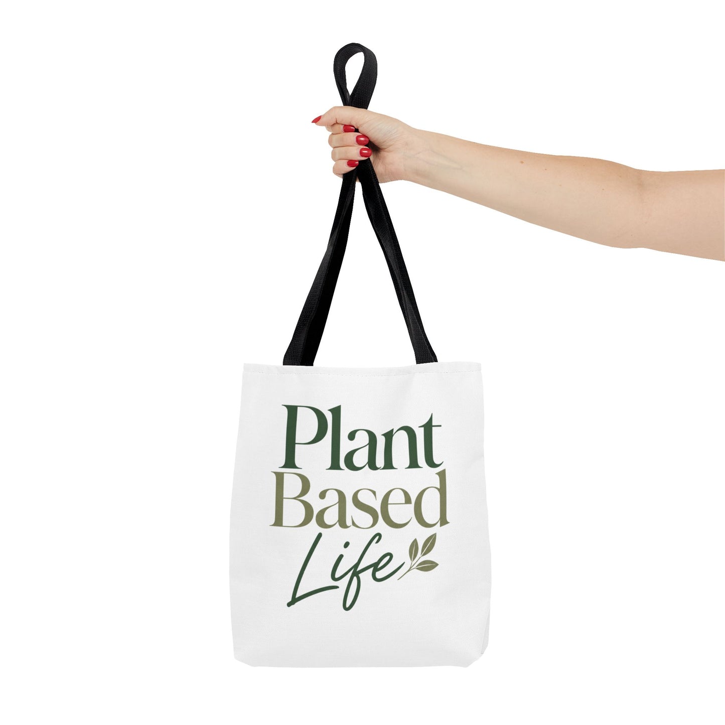 Plant-Based Tote Bag – "Plant Based Life" / "Eat Plants Daily" Eco-Friendly Canvas Tote