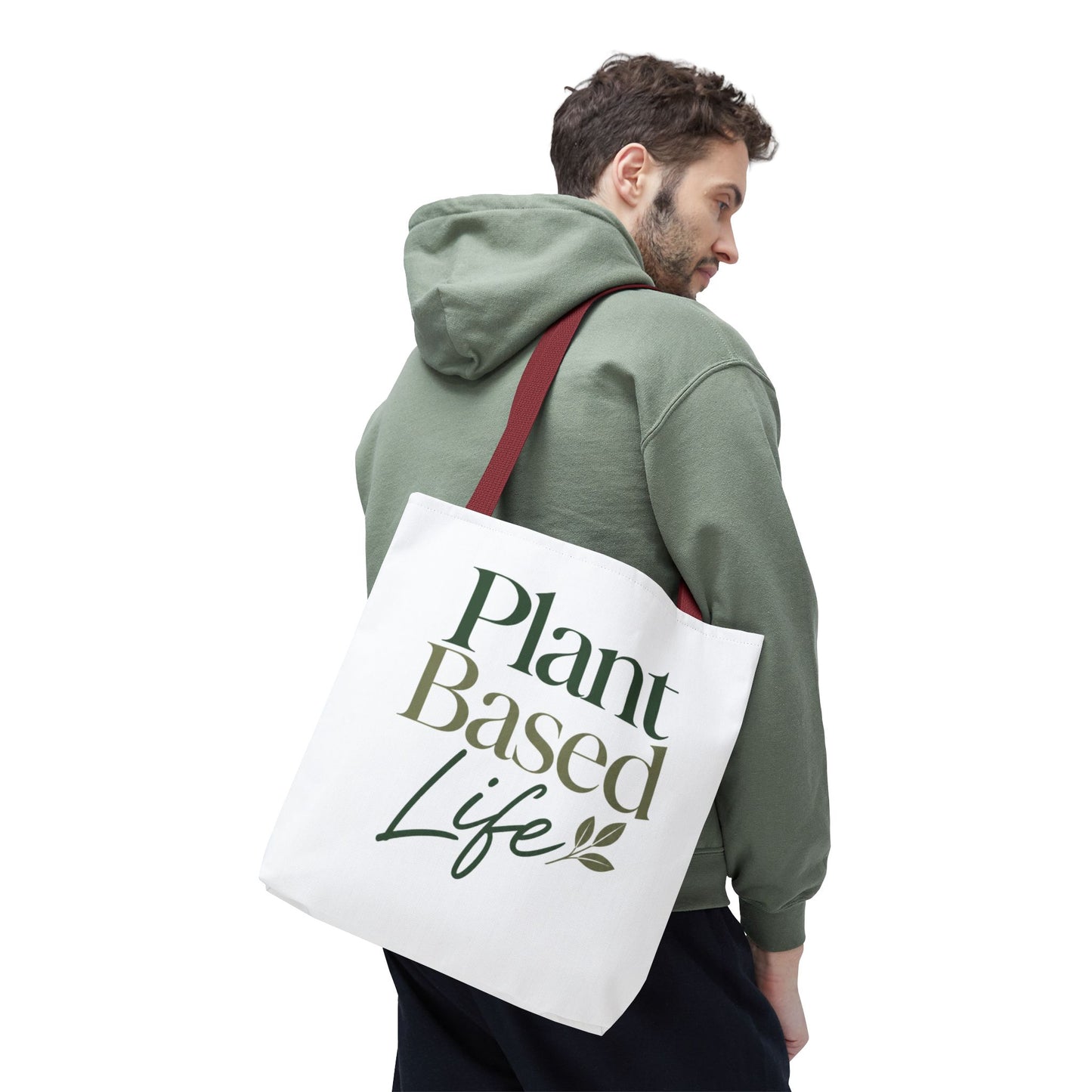 Plant-Based Tote Bag – "Plant Based Life" / "Eat Plants Daily" Eco-Friendly Canvas Tote