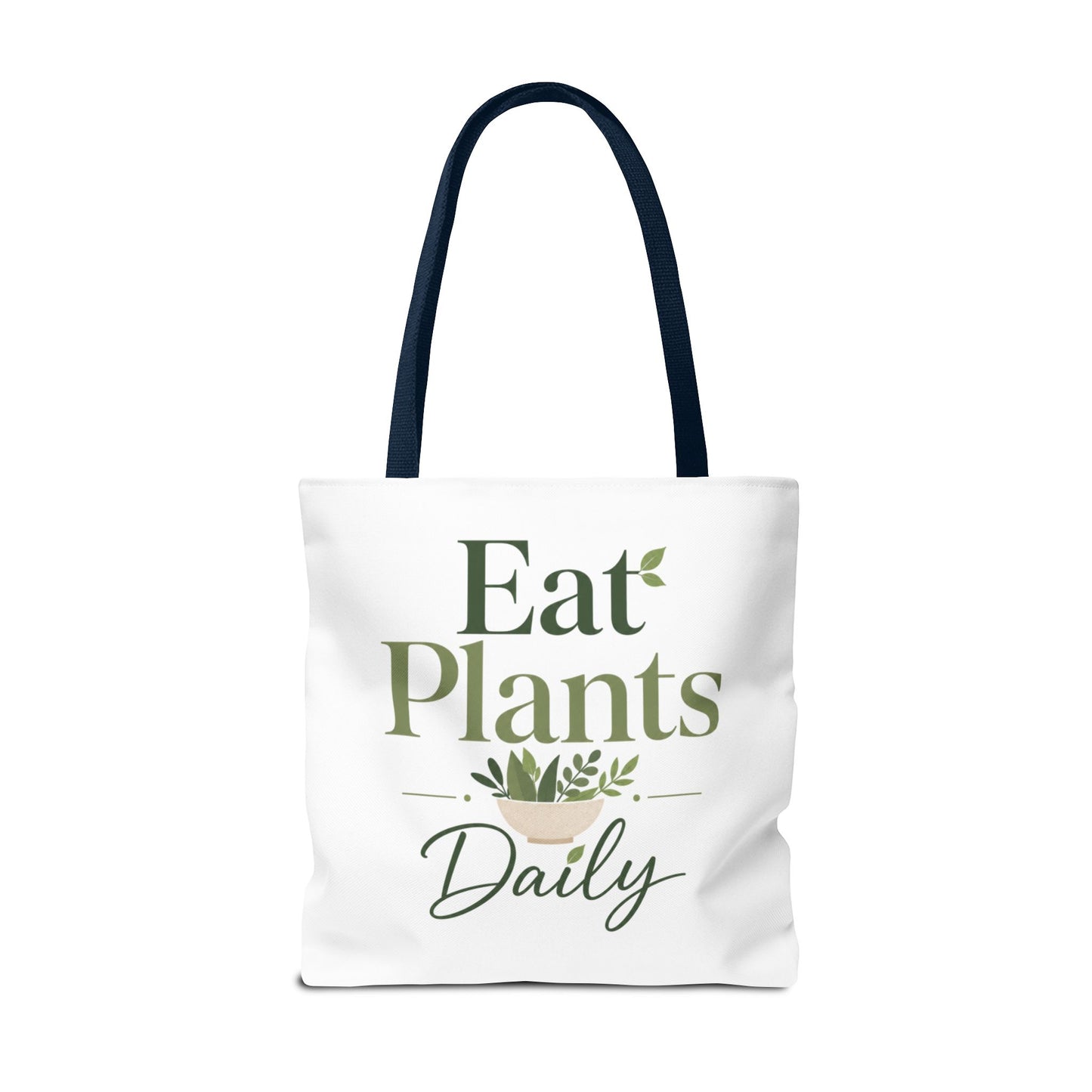 Plant-Based Tote Bag – "Plant Based Life" / "Eat Plants Daily" Eco-Friendly Canvas Tote