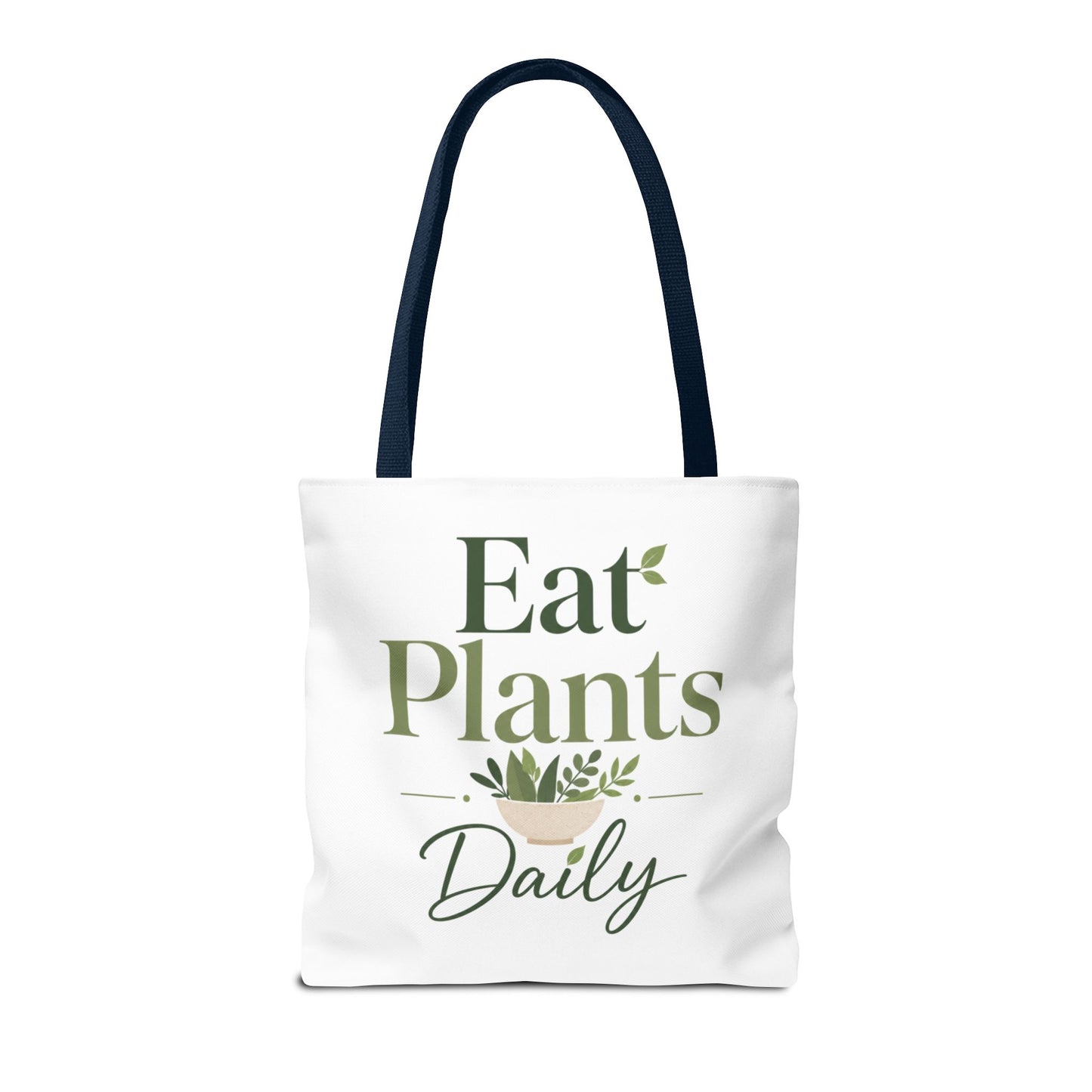 Plant-Based Tote Bag – "Plant Based Life" / "Eat Plants Daily" Eco-Friendly Canvas Tote