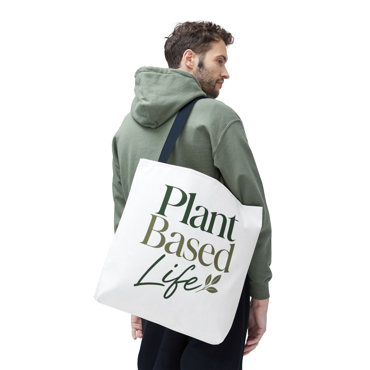 Plant-Based Tote Bag – "Plant Based Life" / "Eat Plants Daily" Eco-Friendly Canvas Tote