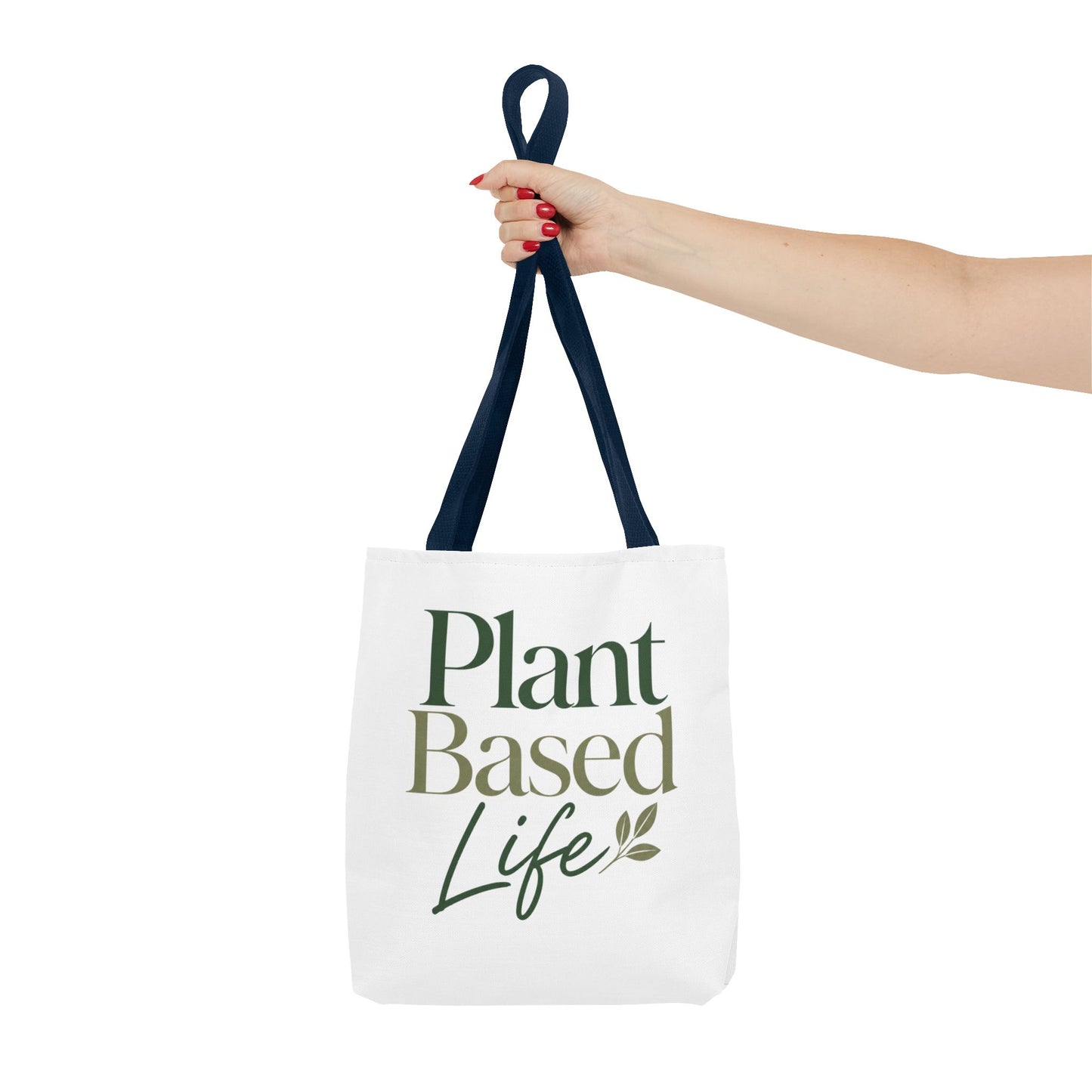 Plant-Based Tote Bag – "Plant Based Life" / "Eat Plants Daily" Eco-Friendly Canvas Tote