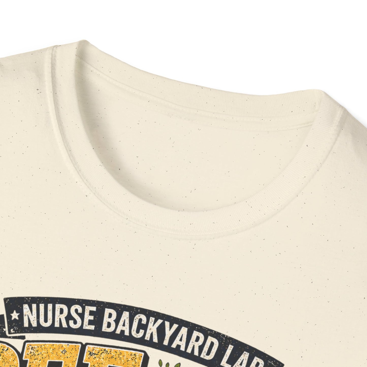 Funny Nurse T-Shirt - "Pee Under a Tree" Backyard Lab Humor Top for Veterinary & Dog Lovers