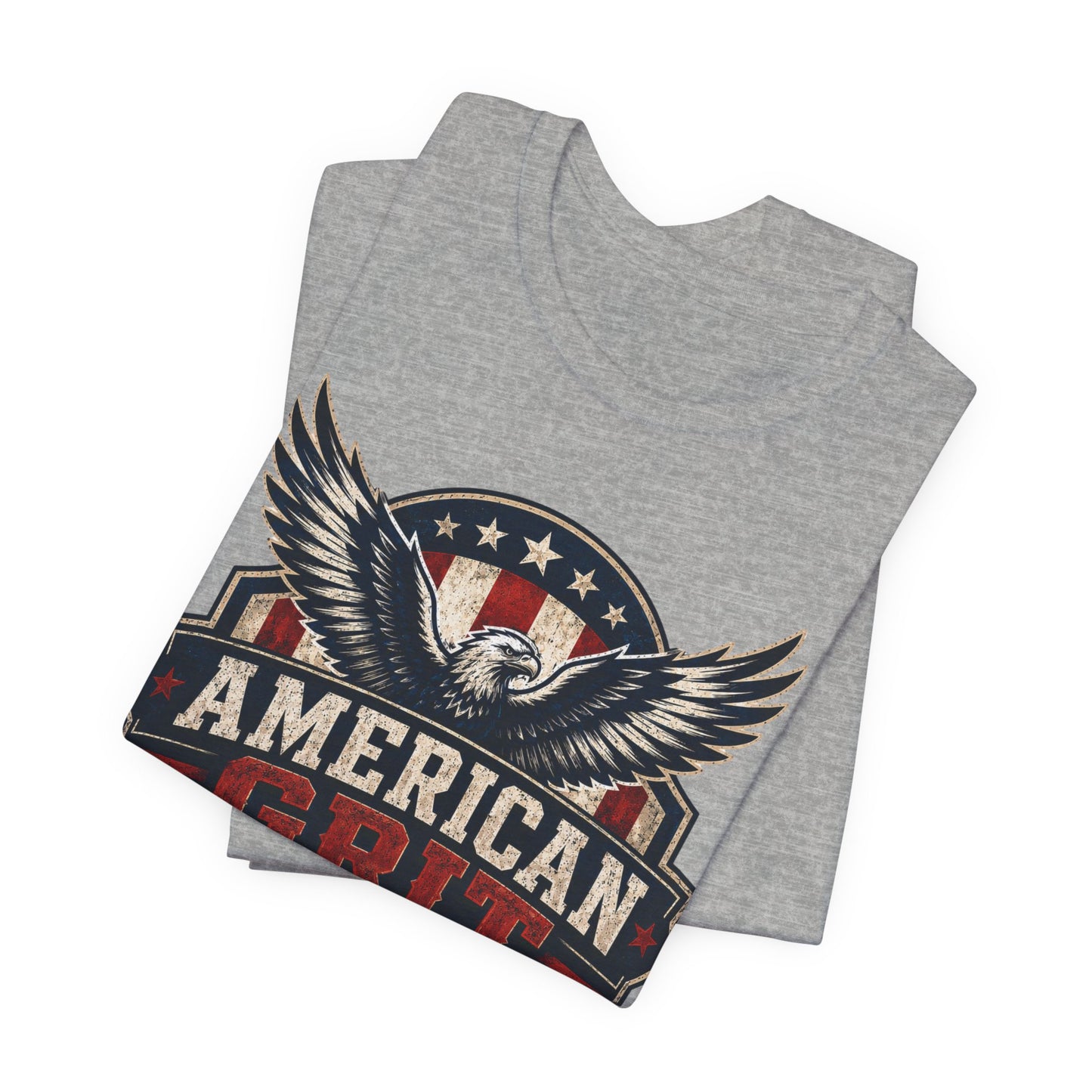 American Grit Tee — "Born for Glory" Patriotic Eagle T-Shirt