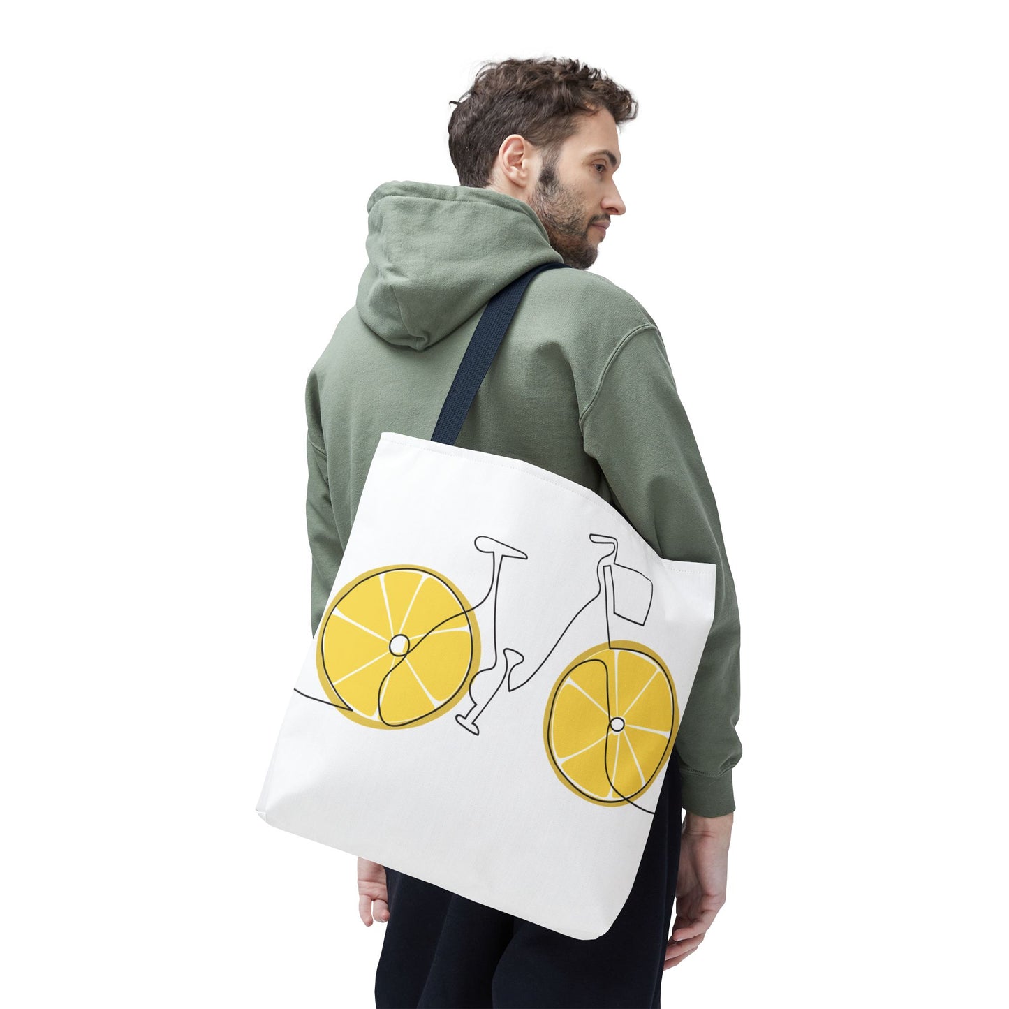 Choose Plants Always Tote Bag — Lemon Bike Floral Eco-Friendly Shopper
