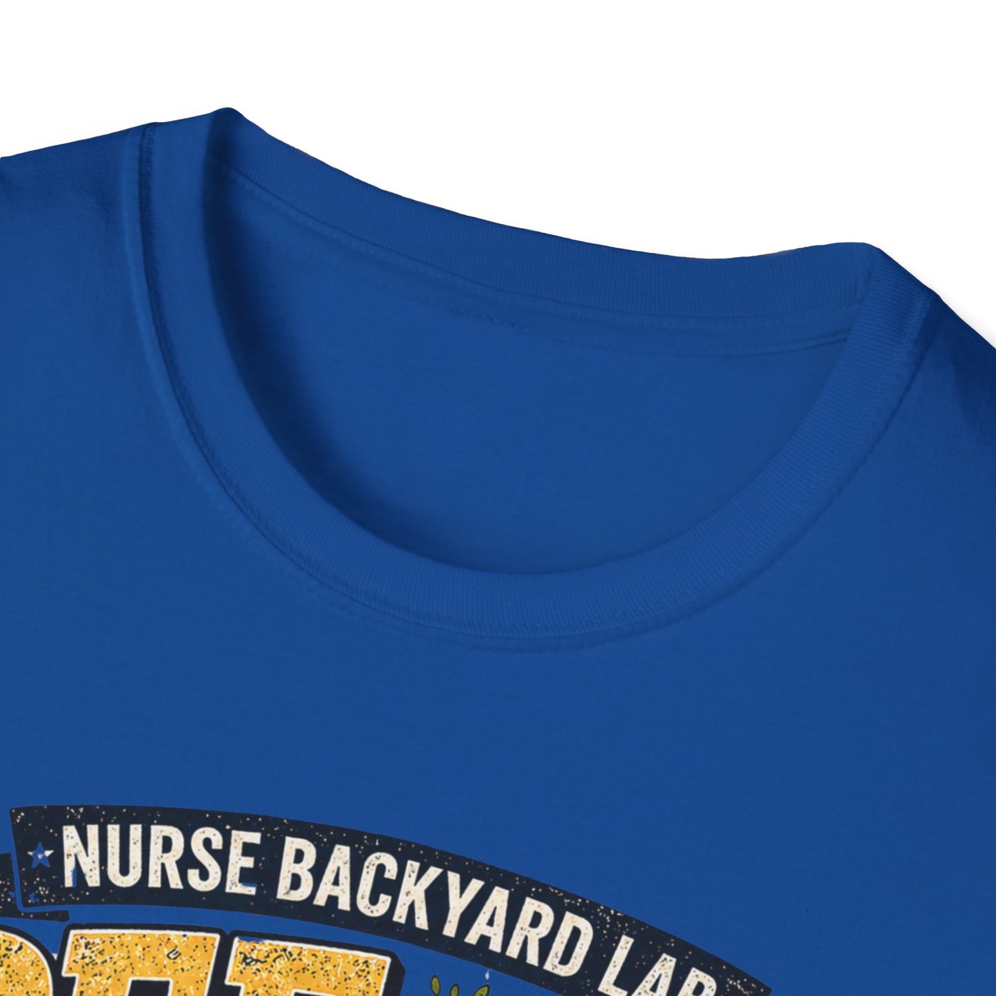 Funny Nurse T-Shirt - "Pee Under a Tree" Backyard Lab Humor Top for Veterinary & Dog Lovers