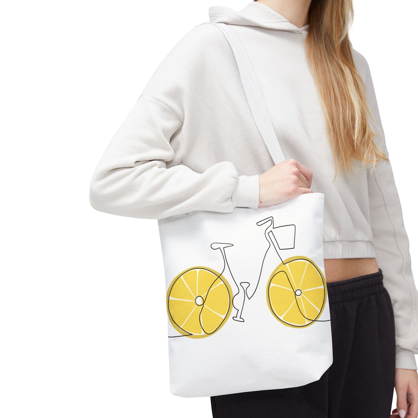 Choose Plants Always Tote Bag — Lemon Bike Floral Eco-Friendly Shopper