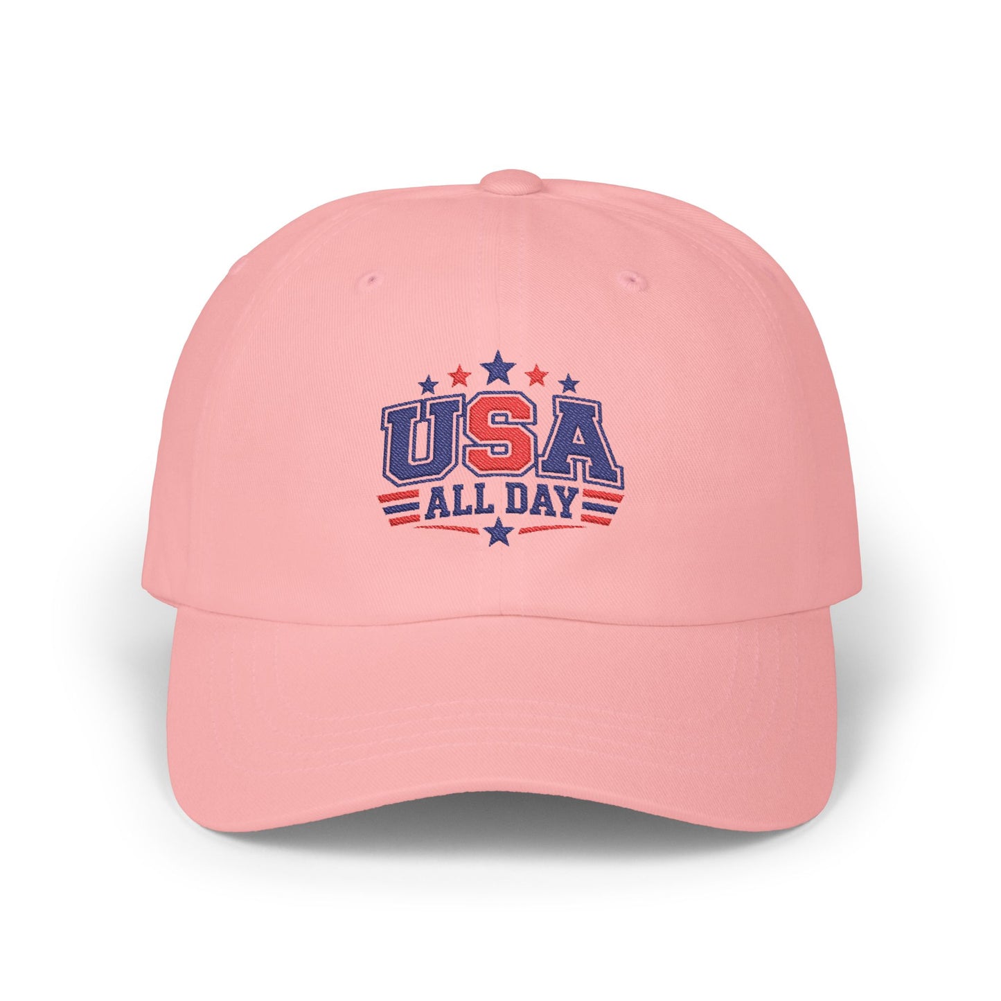 USA All Day Dad Cap — Patriotic Adjustable Baseball Hat