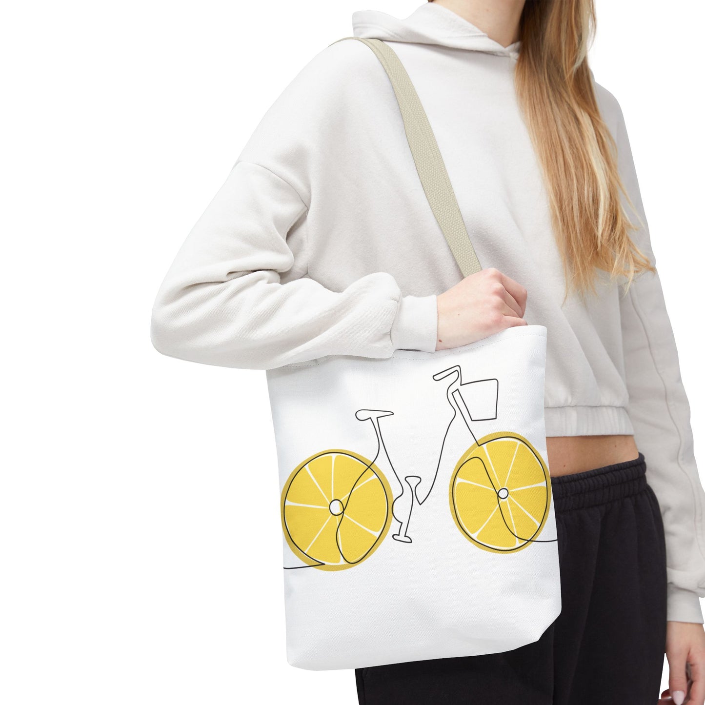 Choose Plants Always Tote Bag — Lemon Bike Floral Eco-Friendly Shopper
