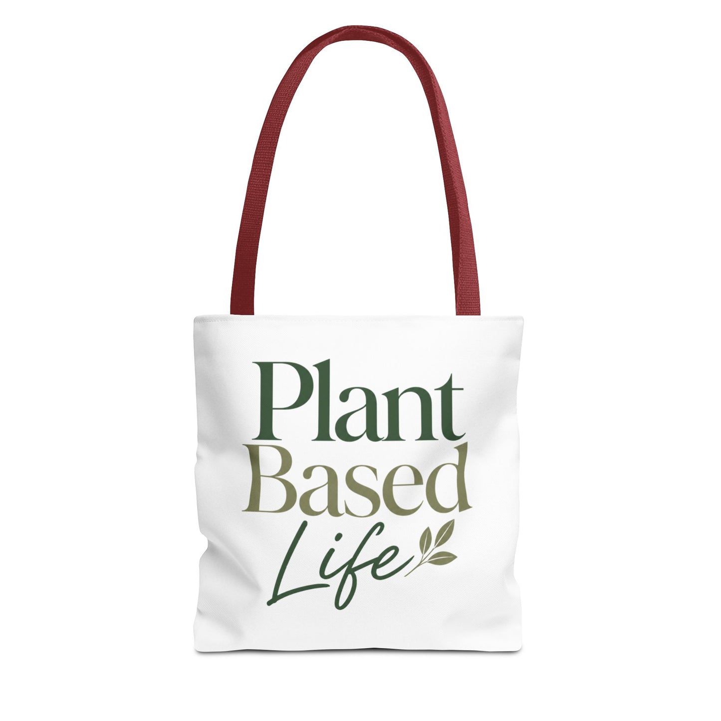 Plant-Based Tote Bag – "Plant Based Life" / "Eat Plants Daily" Eco-Friendly Canvas Tote