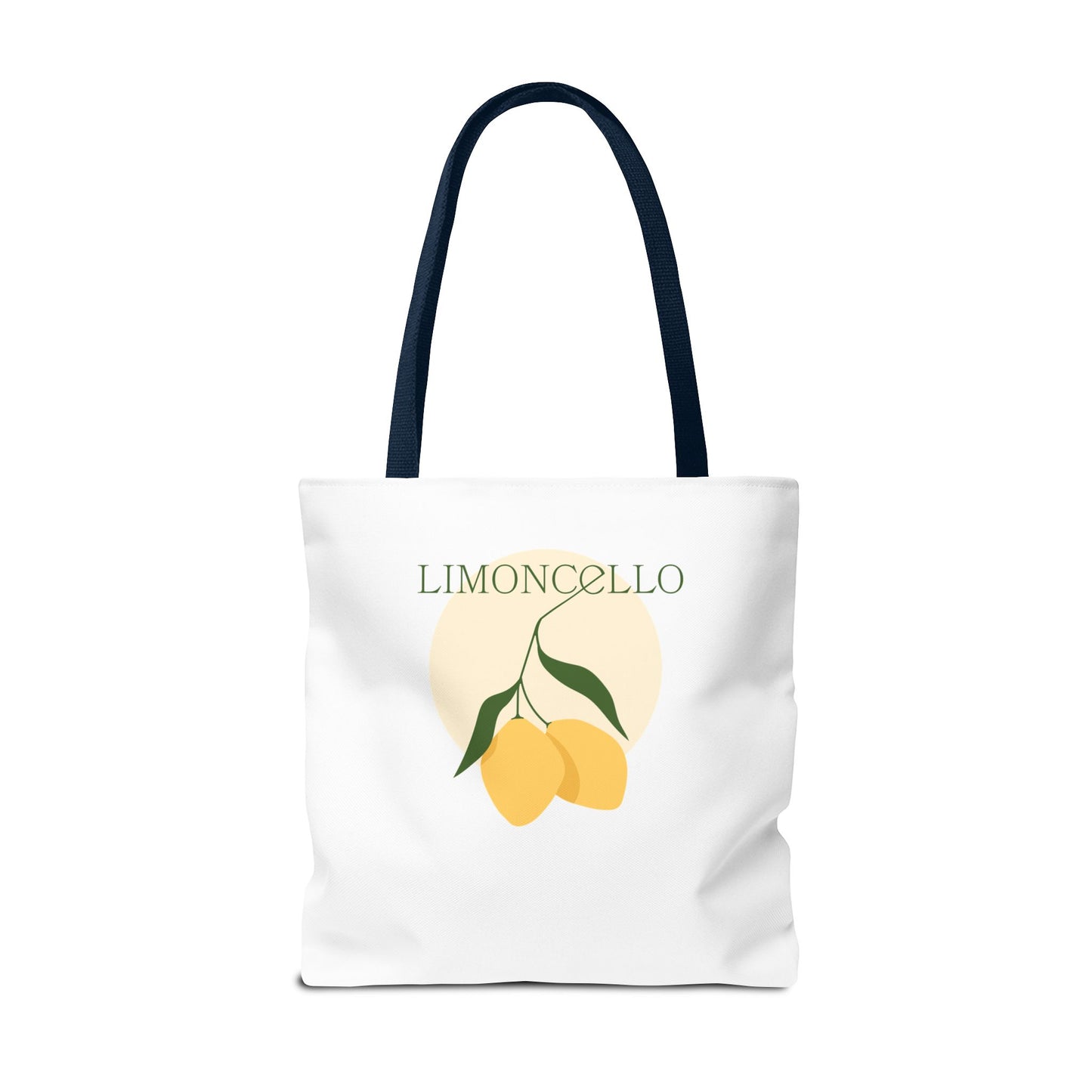 Tote Bag — Cute Vegan Avocado & Limoncello Lemon Print Eco Tote
