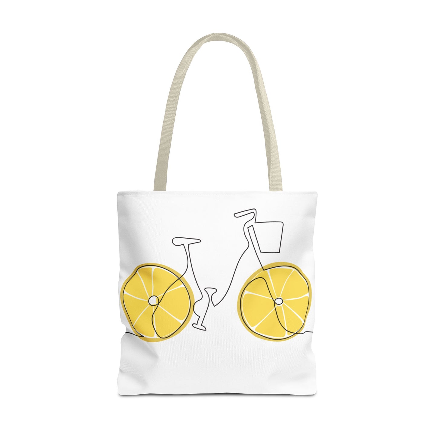 Choose Plants Always Tote Bag — Lemon Bike Floral Eco-Friendly Shopper