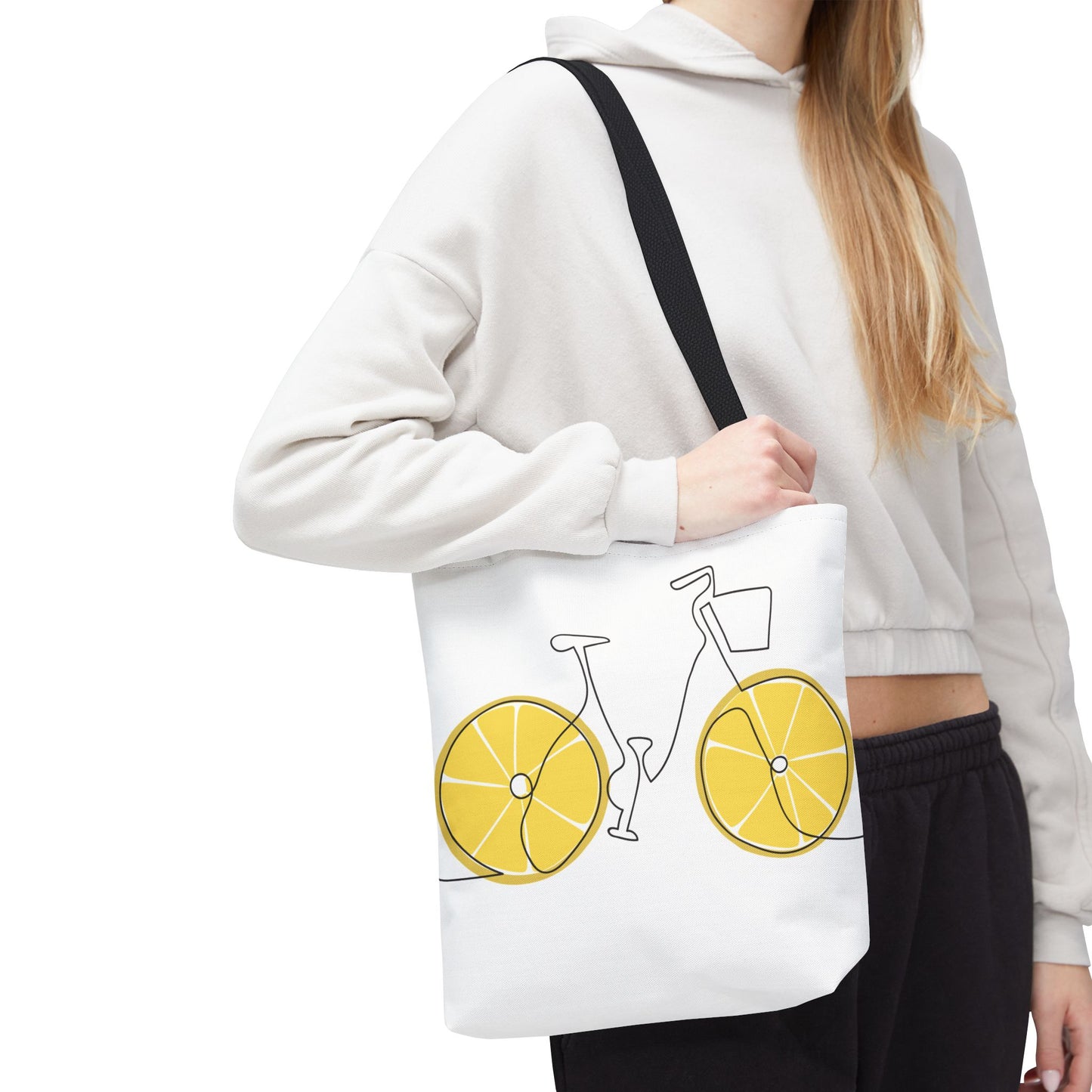 Choose Plants Always Tote Bag — Lemon Bike Floral Eco-Friendly Shopper