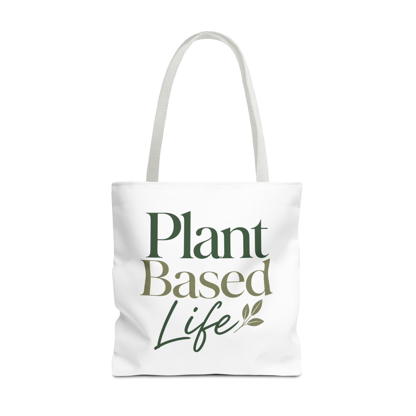 Plant-Based Tote Bag – "Plant Based Life" / "Eat Plants Daily" Eco-Friendly Canvas Tote