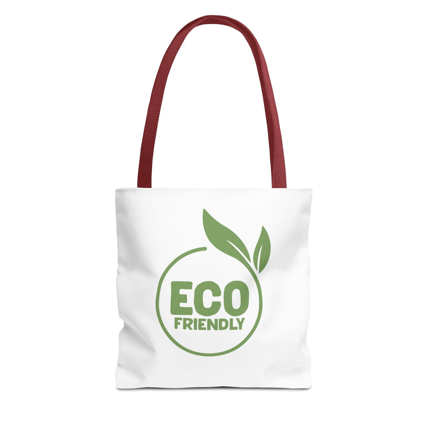 Eco-Friendly Tote Bag – Reusable Market Bag with Green Leaf Logo