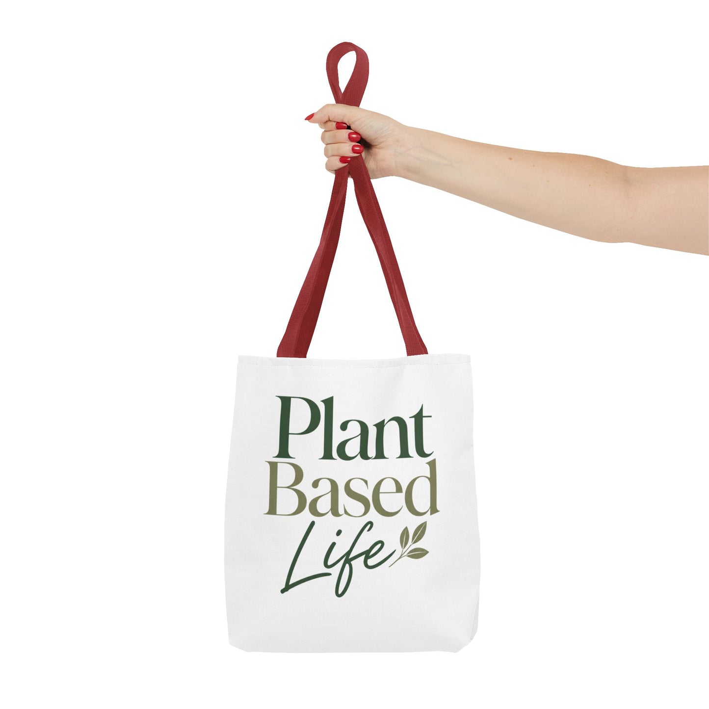Plant-Based Tote Bag – "Plant Based Life" / "Eat Plants Daily" Eco-Friendly Canvas Tote