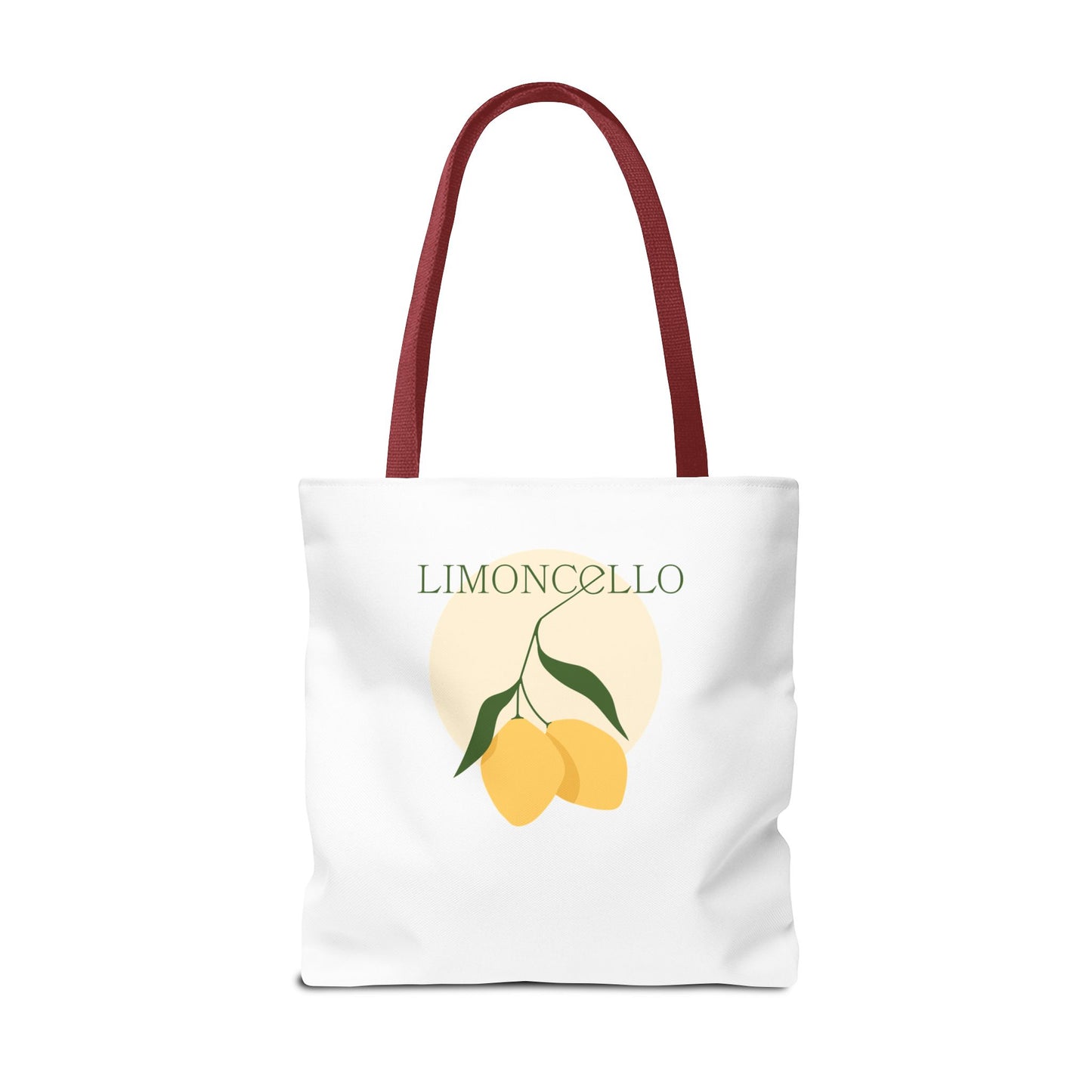 Tote Bag — Cute Vegan Avocado & Limoncello Lemon Print Eco Tote