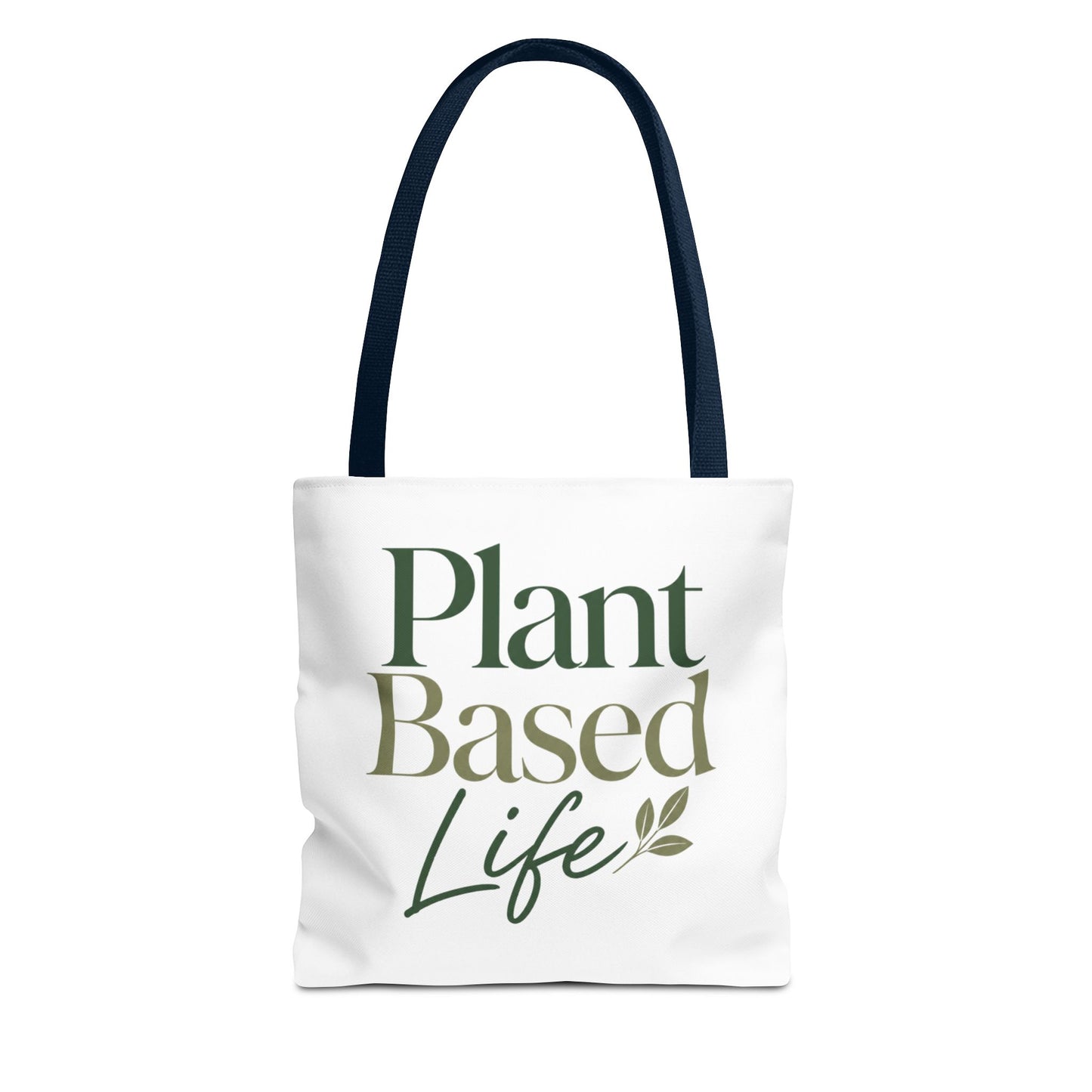 Plant-Based Tote Bag – "Plant Based Life" / "Eat Plants Daily" Eco-Friendly Canvas Tote