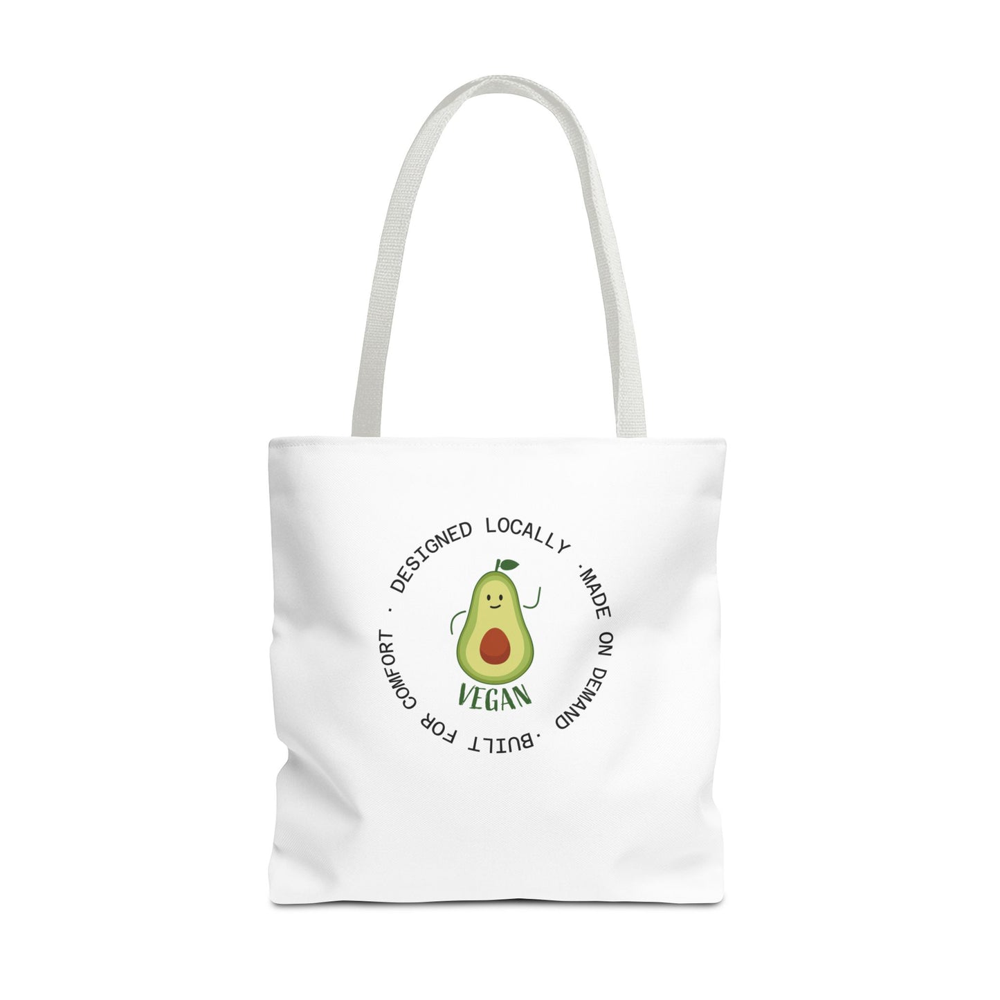 Tote Bag — Cute Vegan Avocado & Limoncello Lemon Print Eco Tote