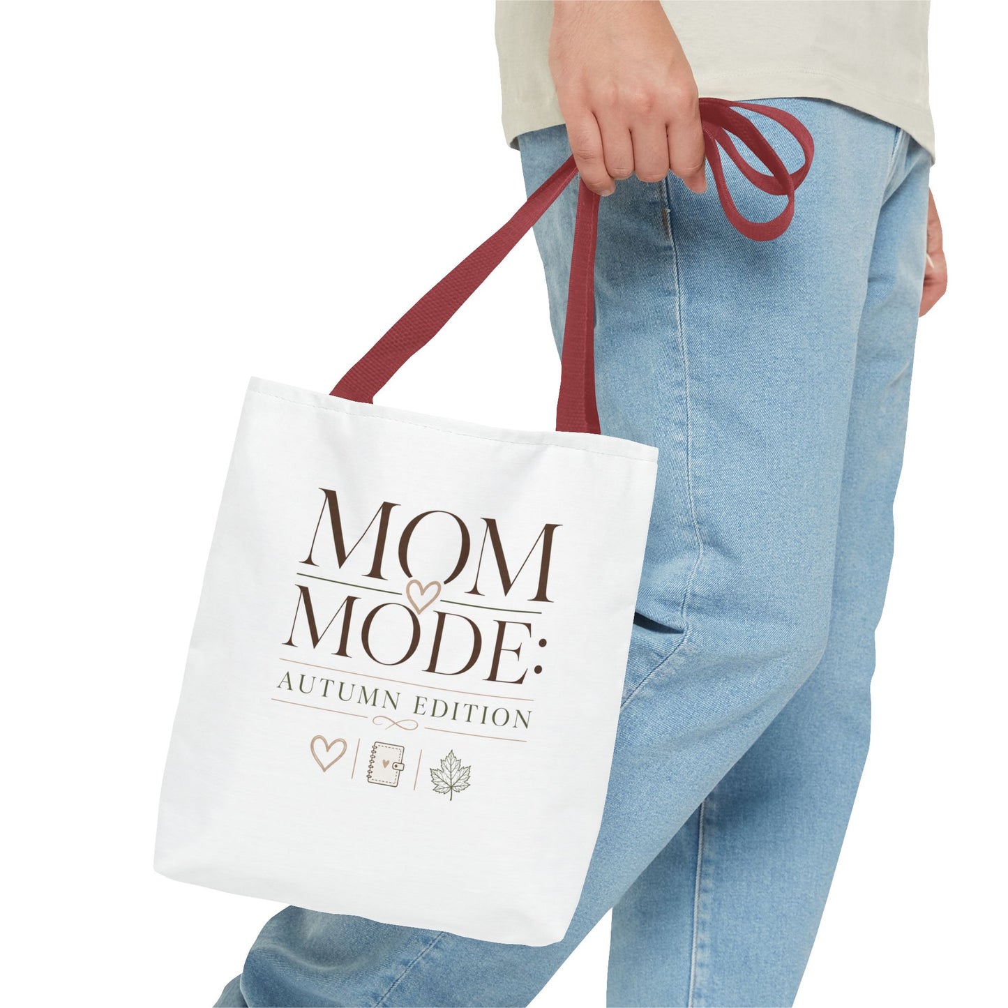 Tote Bag - "Mom Mode: Autumn Edition" & Lemon Wheel Bicycle Graphic Tote