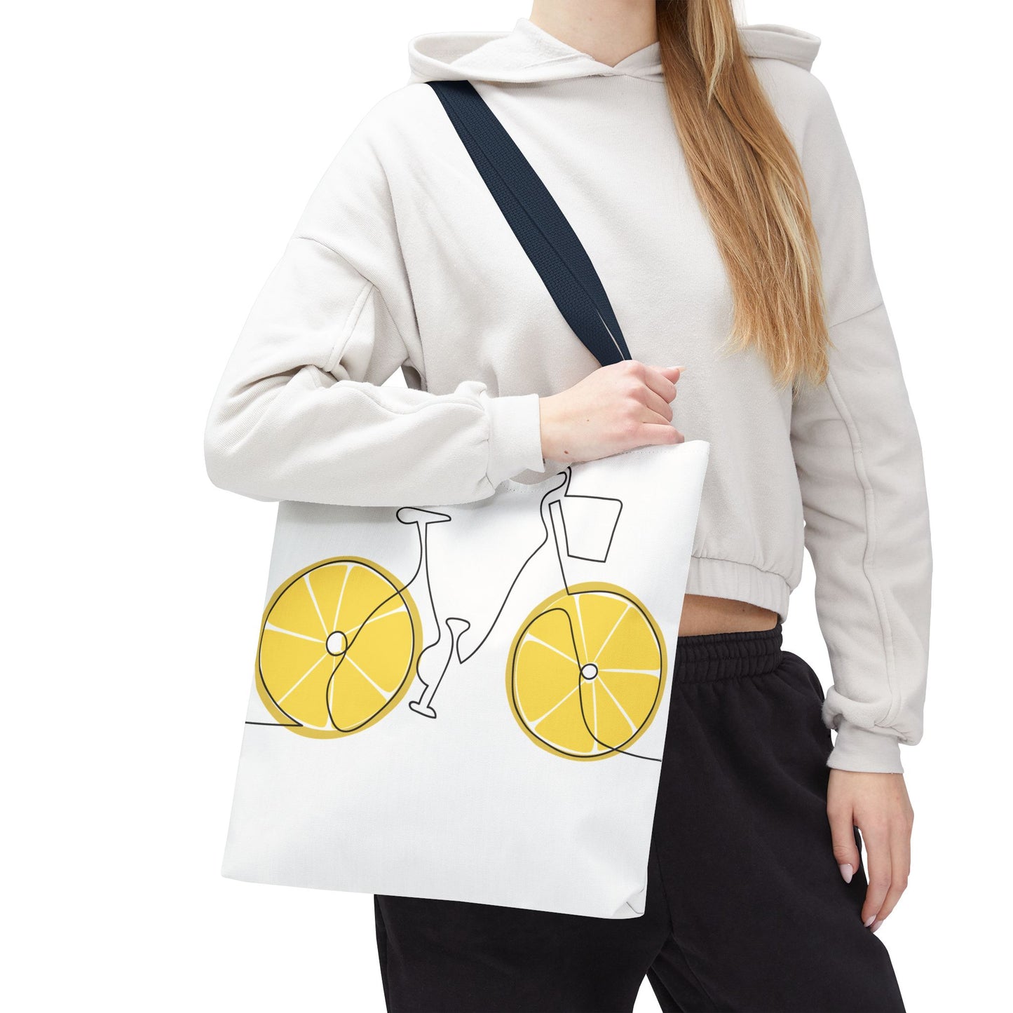Choose Plants Always Tote Bag — Lemon Bike Floral Eco-Friendly Shopper