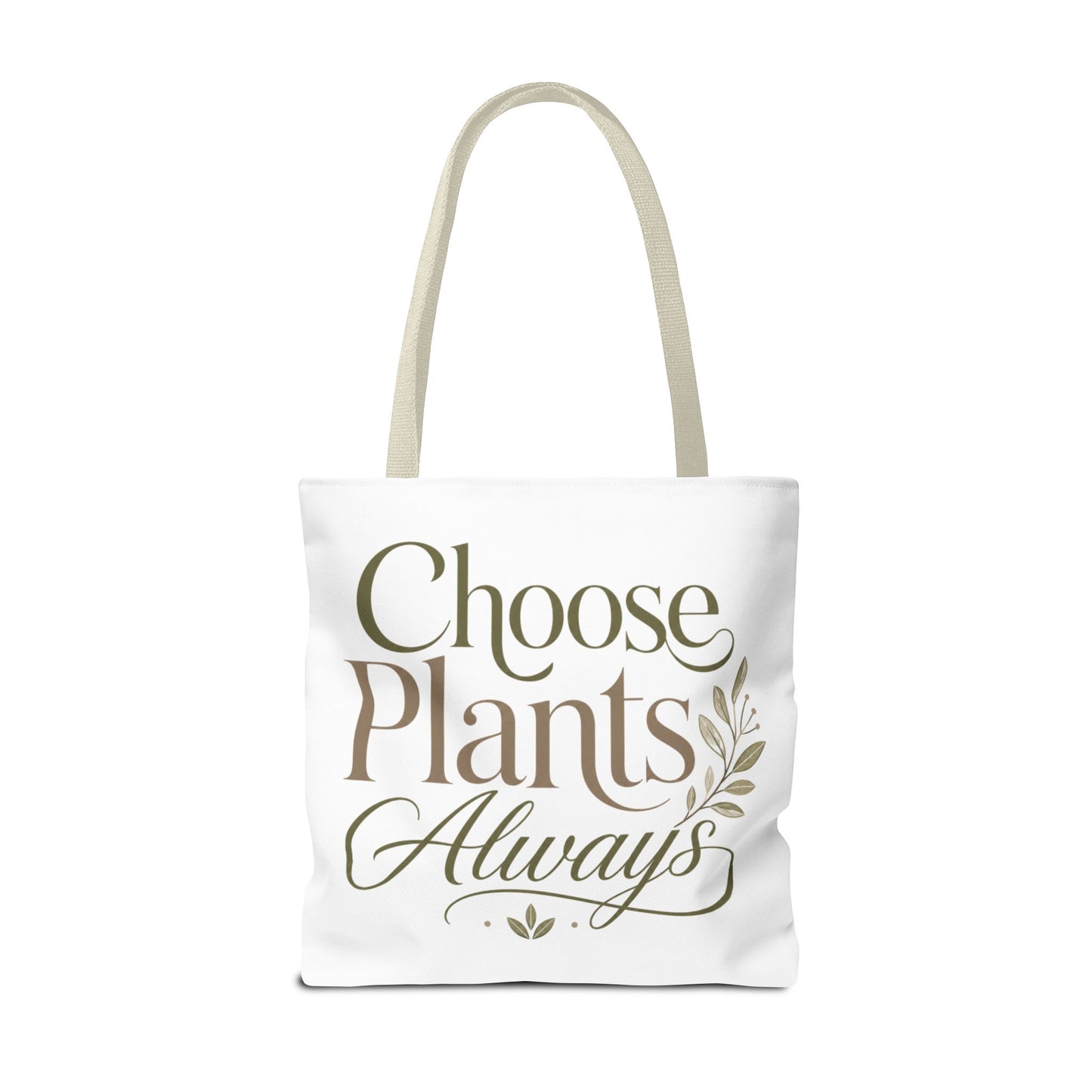 Choose Plants Always Tote Bag — Lemon Bike Floral Eco-Friendly Shopper