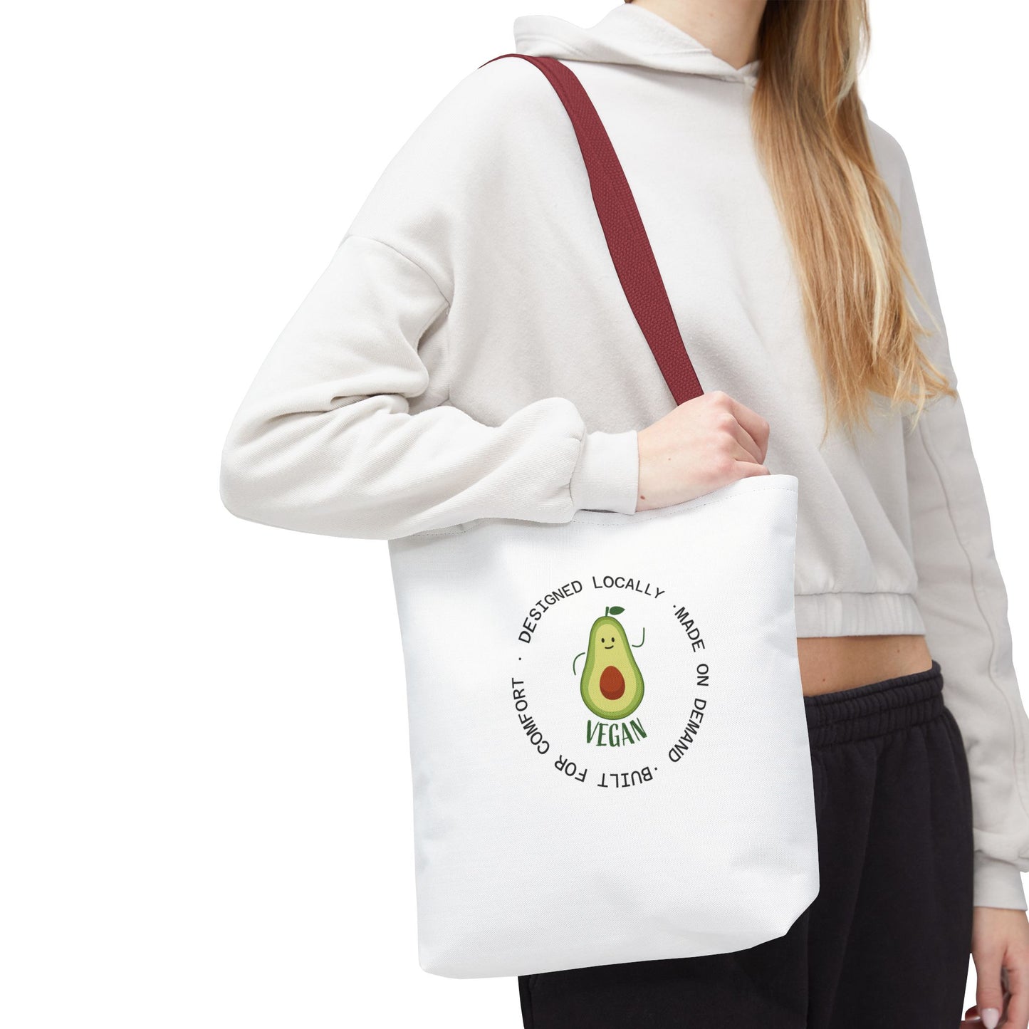 Tote Bag — Cute Vegan Avocado & Limoncello Lemon Print Eco Tote