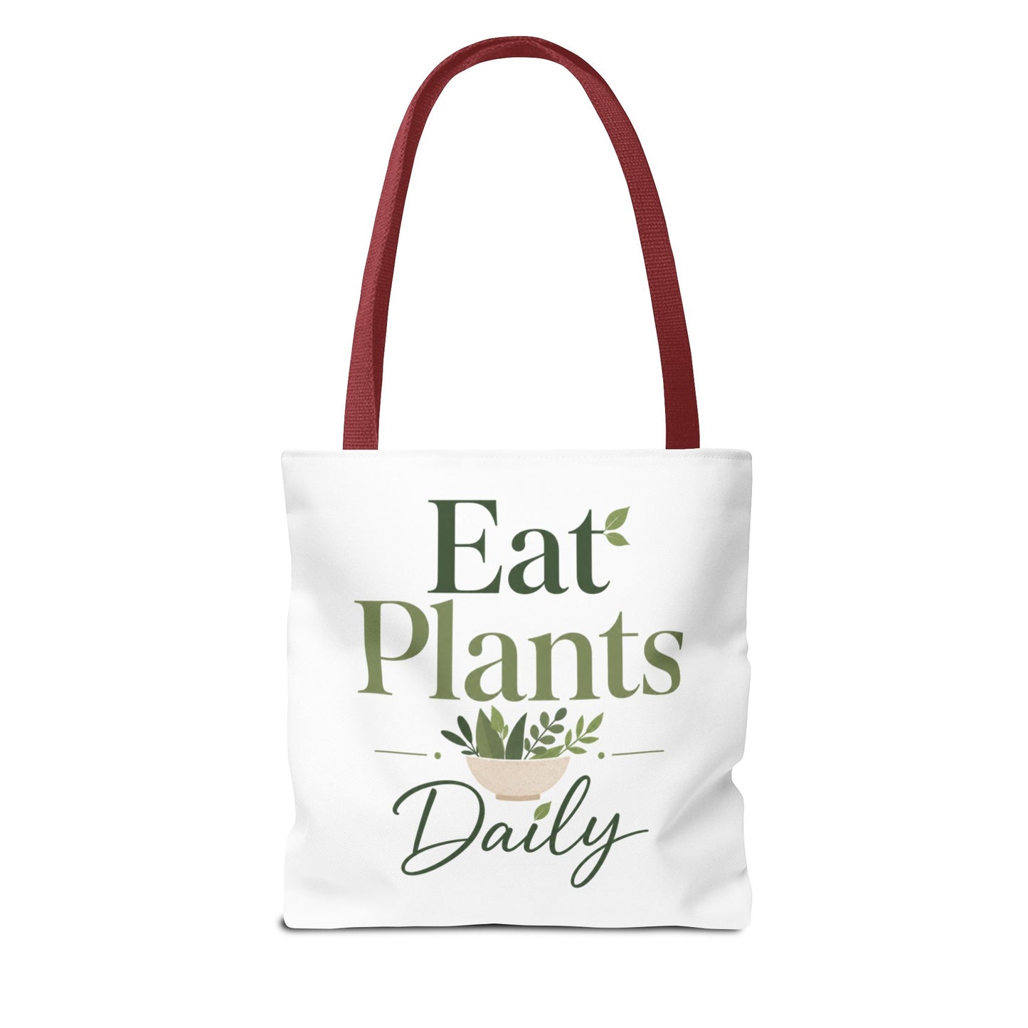 Plant-Based Tote Bag – "Plant Based Life" / "Eat Plants Daily" Eco-Friendly Canvas Tote