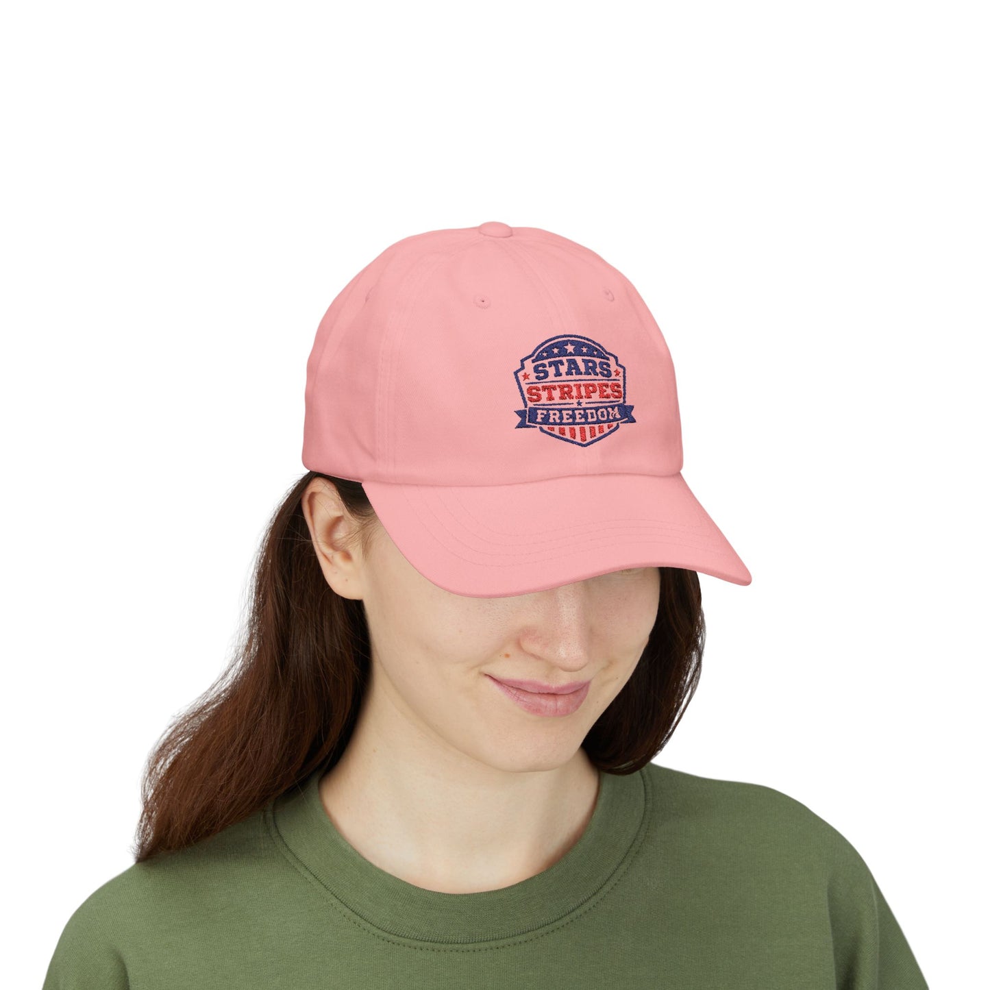 Dad Cap — Stars Stripes Freedom Embroidered Patriotic Hat