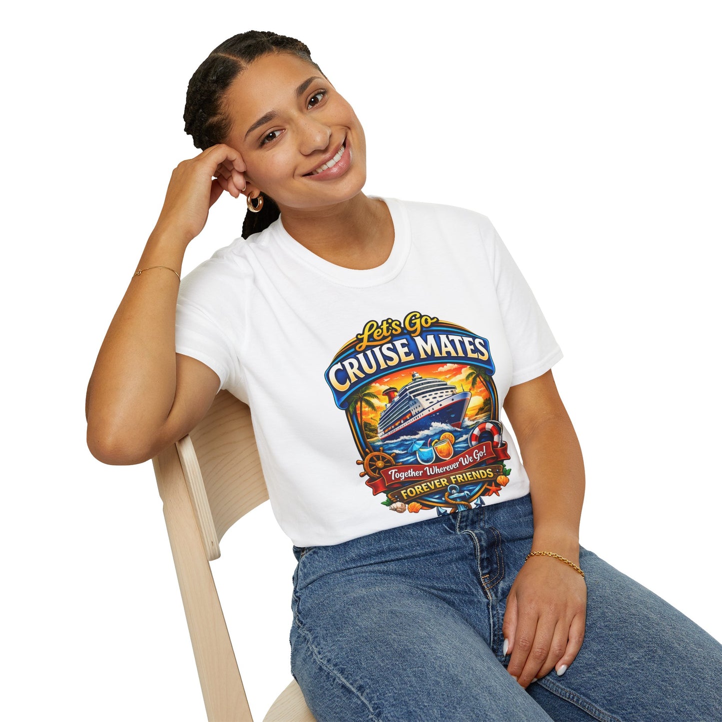 Let's Go Cruise Mates T-Shirt — Forever Friends Cruise Vacation Tee