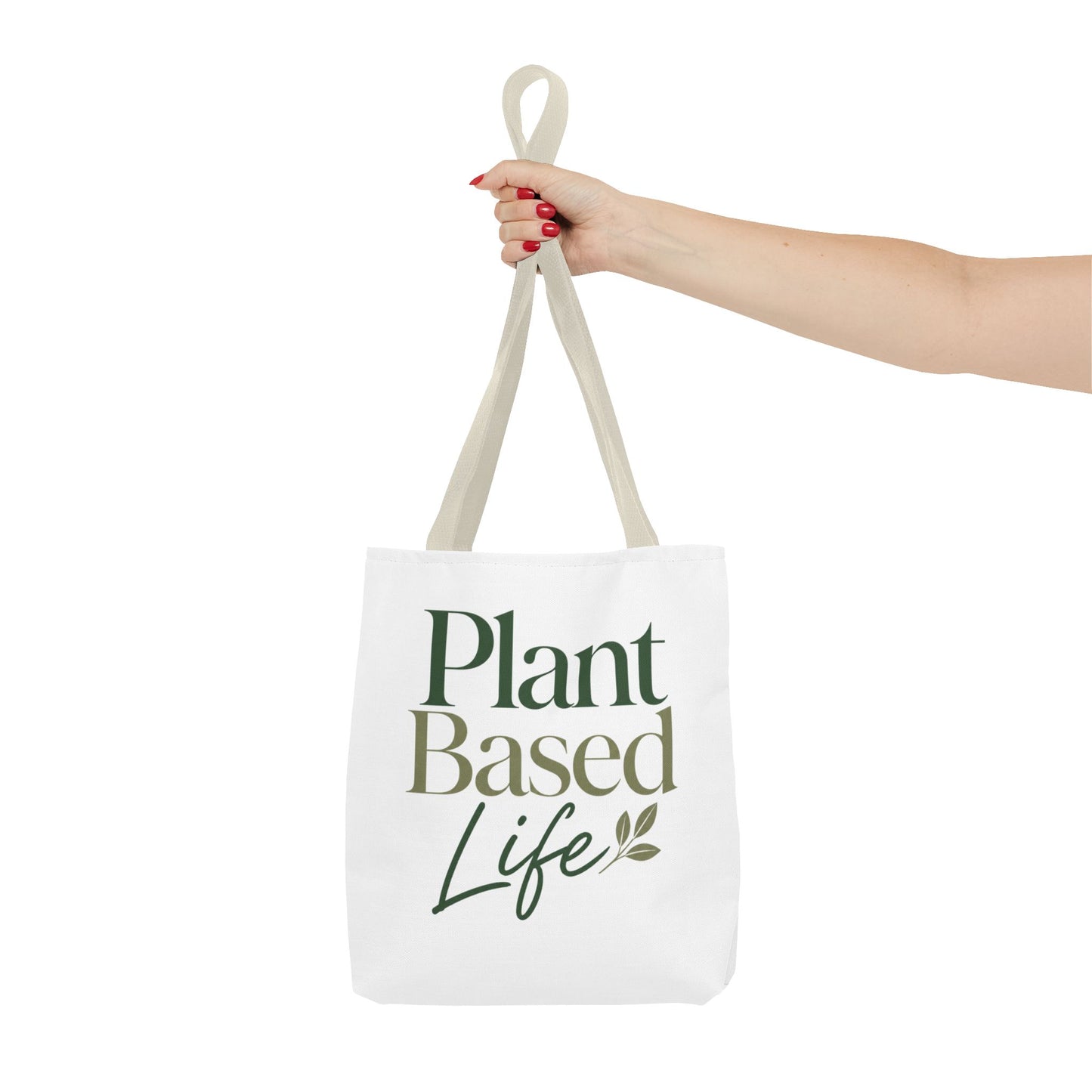 Plant-Based Tote Bag – "Plant Based Life" / "Eat Plants Daily" Eco-Friendly Canvas Tote