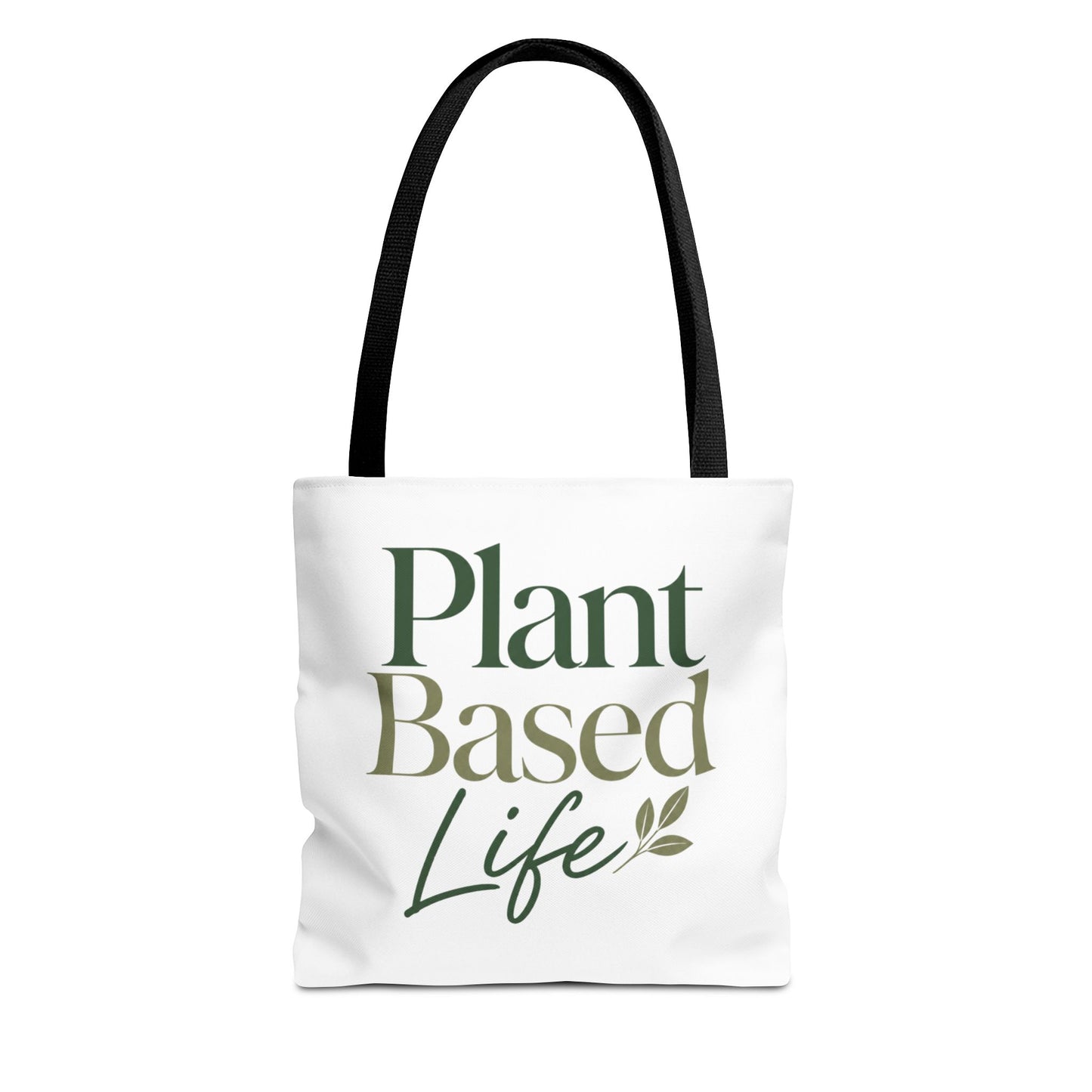 Plant-Based Tote Bag – "Plant Based Life" / "Eat Plants Daily" Eco-Friendly Canvas Tote