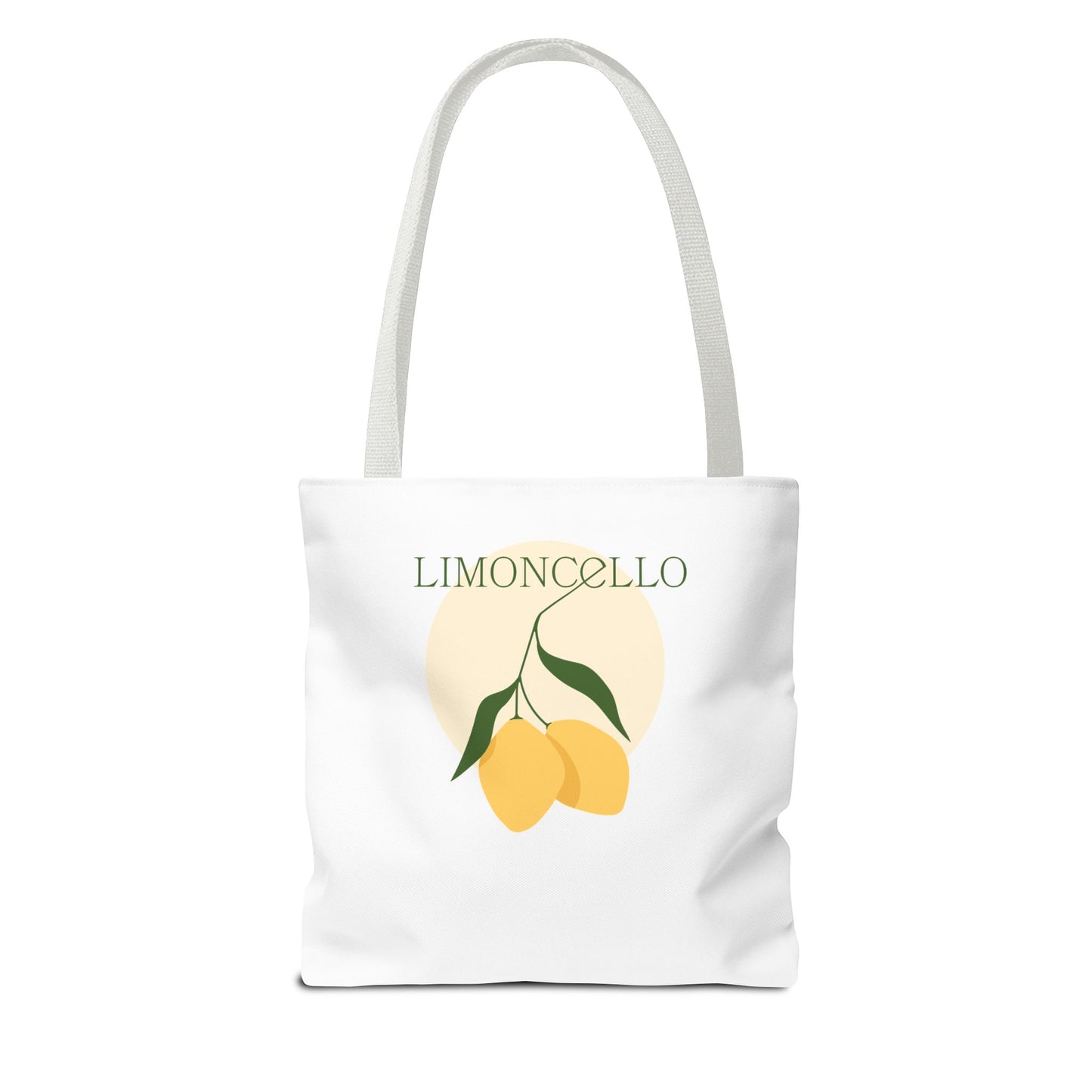 Tote Bag — Cute Vegan Avocado & Limoncello Lemon Print Eco Tote